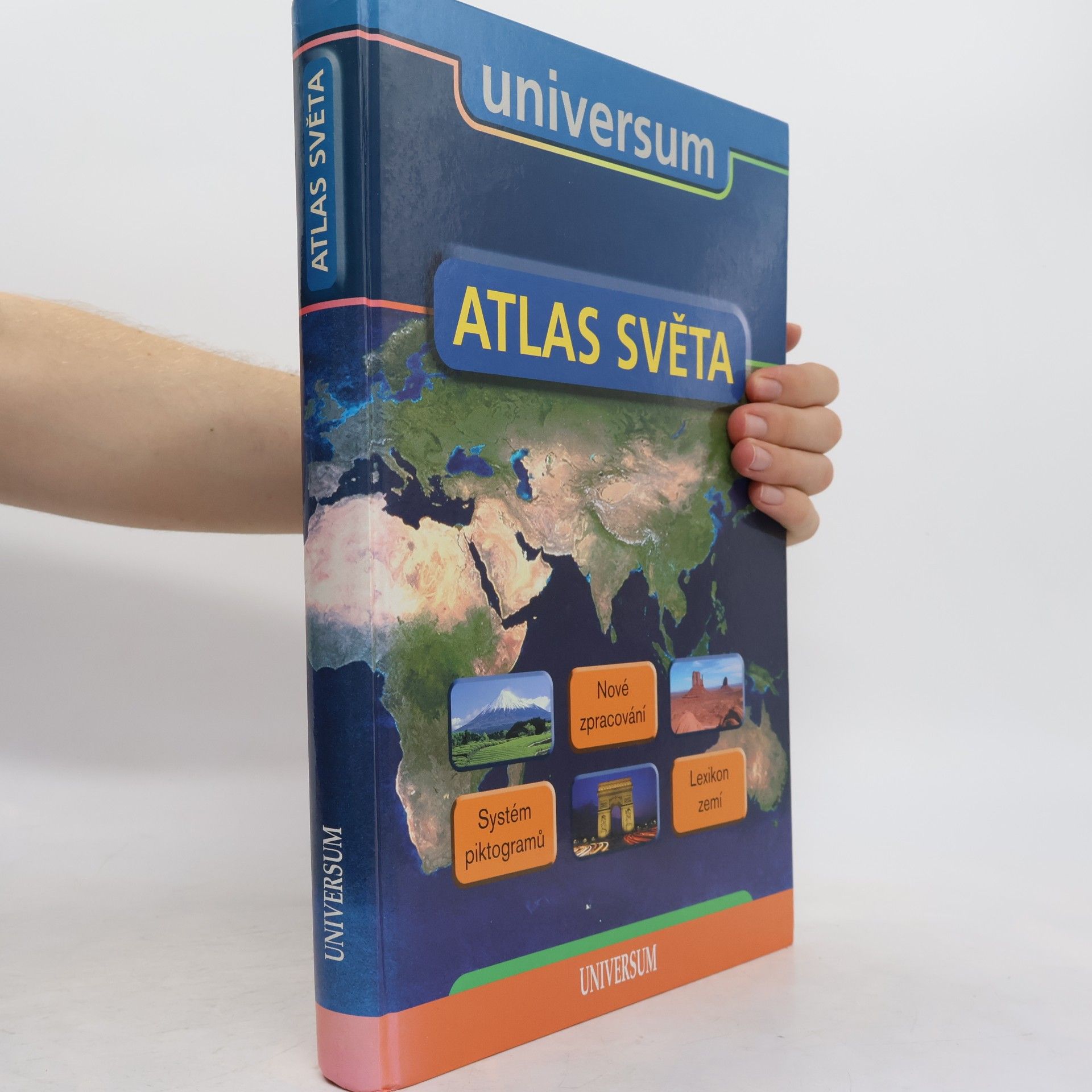 Irena Rybová Atlas světa nové zpracování, systém piktogramů, lexikon zemí