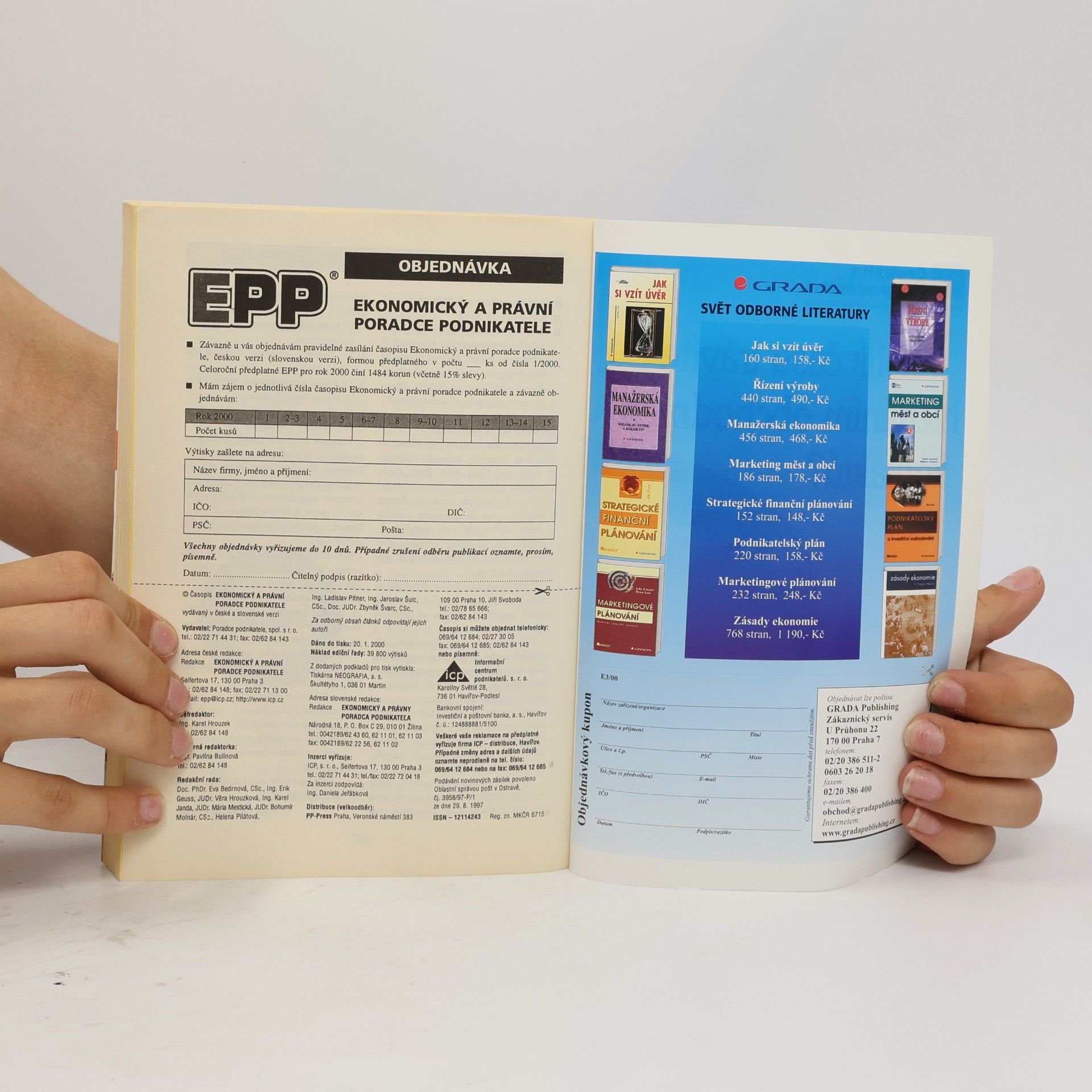 Autores varios Ekonomický a právní poradce podnikatele 5/2000