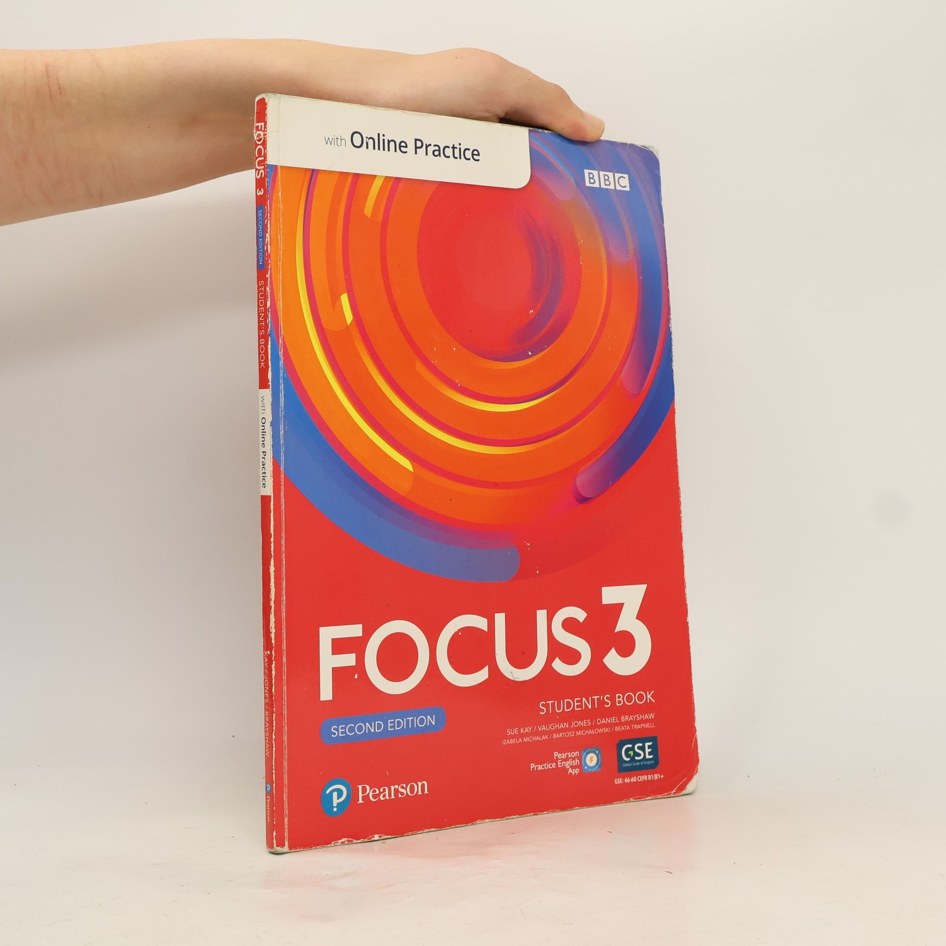 Sue Kay Focus 3 Student´s Book with Standard Pearson Practice English App (2nd)