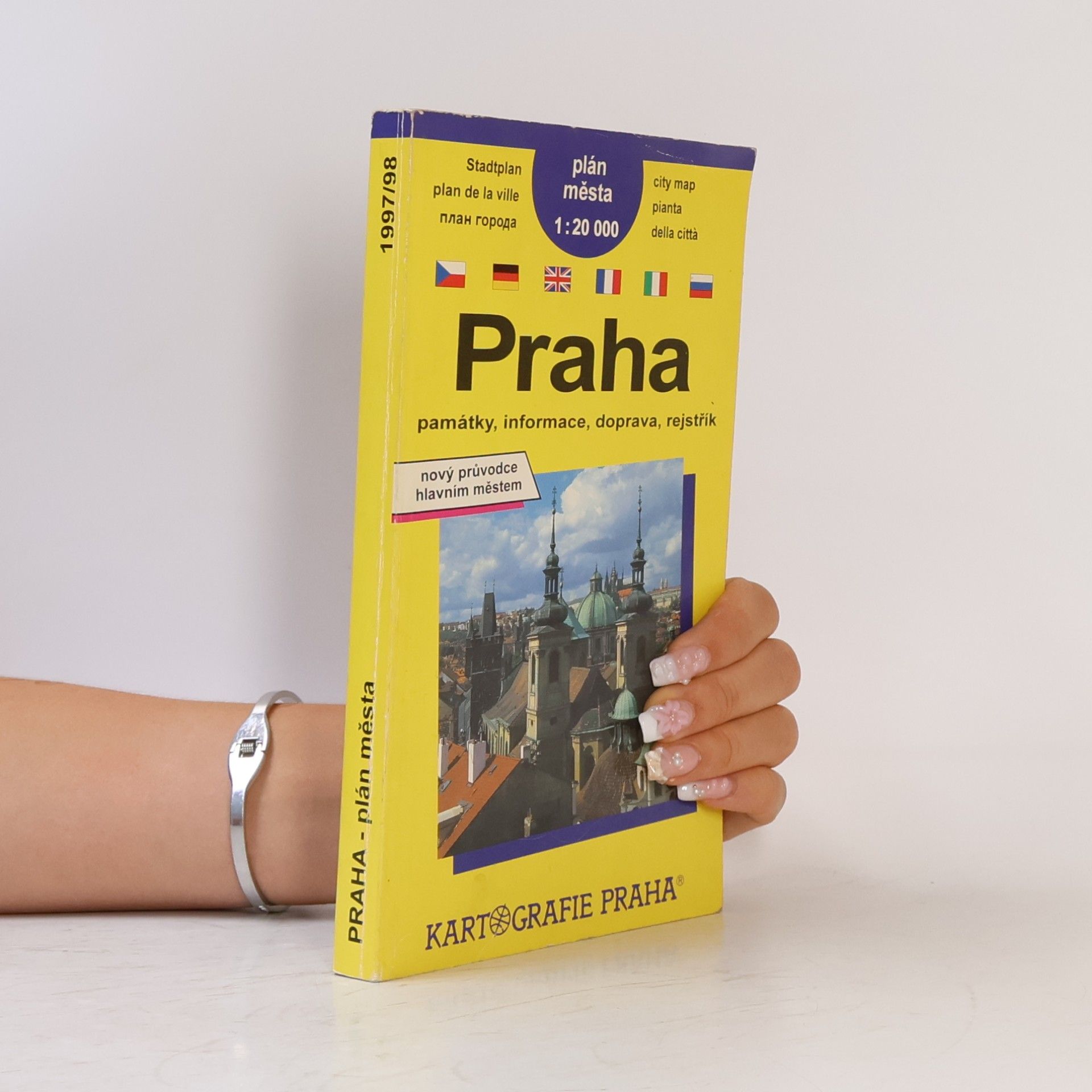 Collectif d'auteurs Praha plán města 1:20 000
