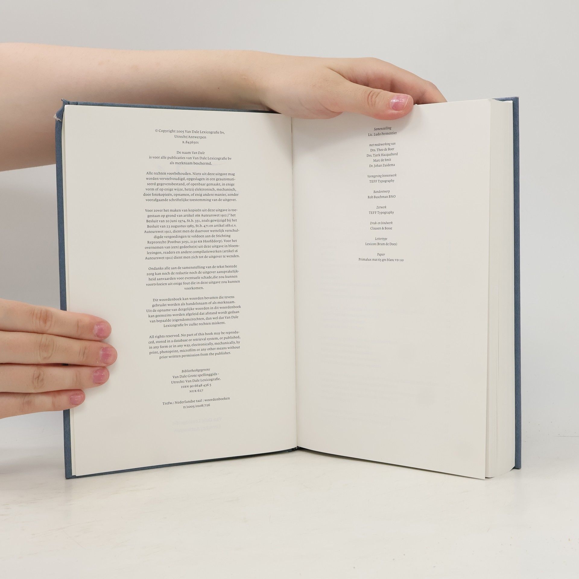 Johan Hendrik van Dale Groot woordenboek van de Nederlandse taal A-Z. Grote Spellinggids