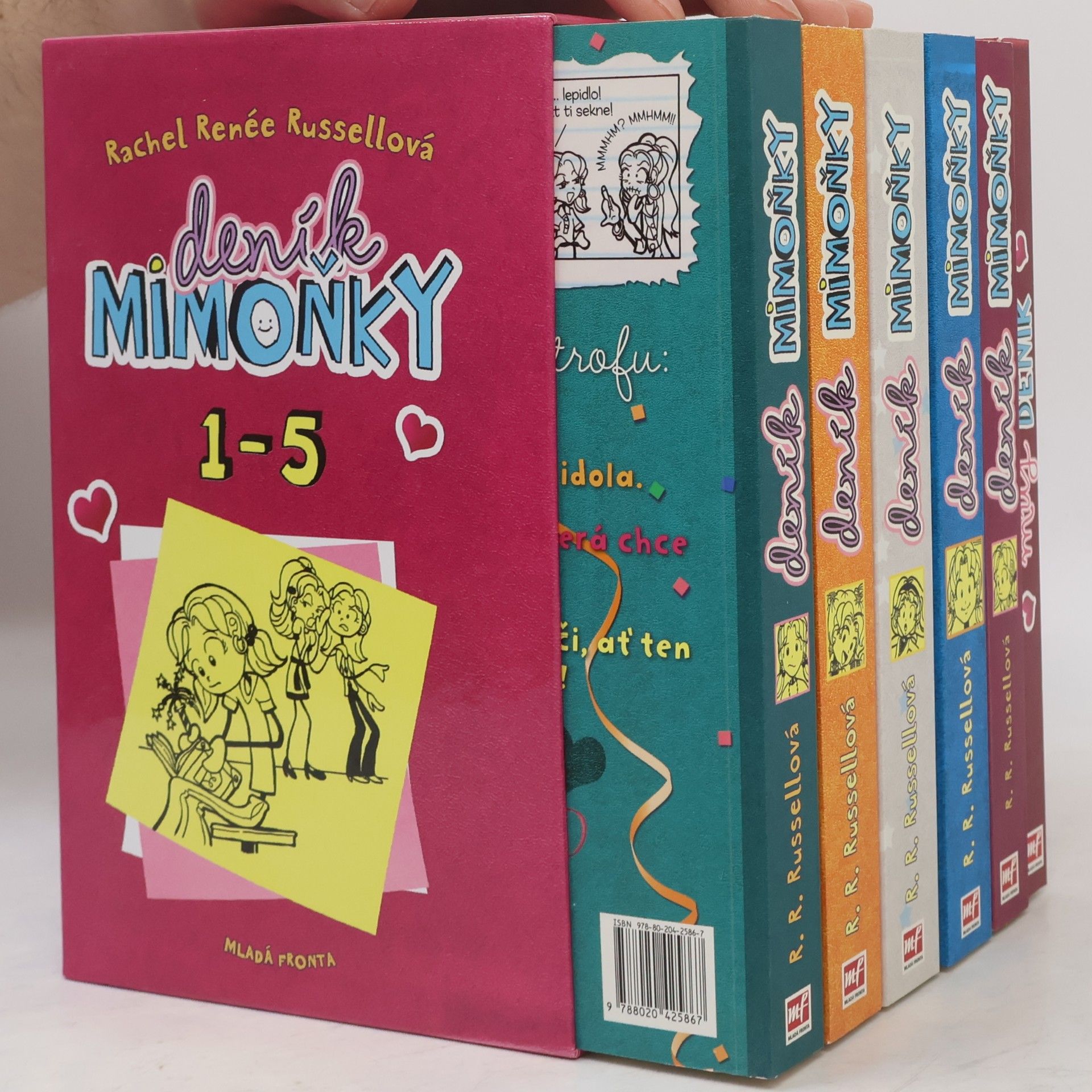 Rachel Renée Russellová Deník mimoňky 1-5 (box)