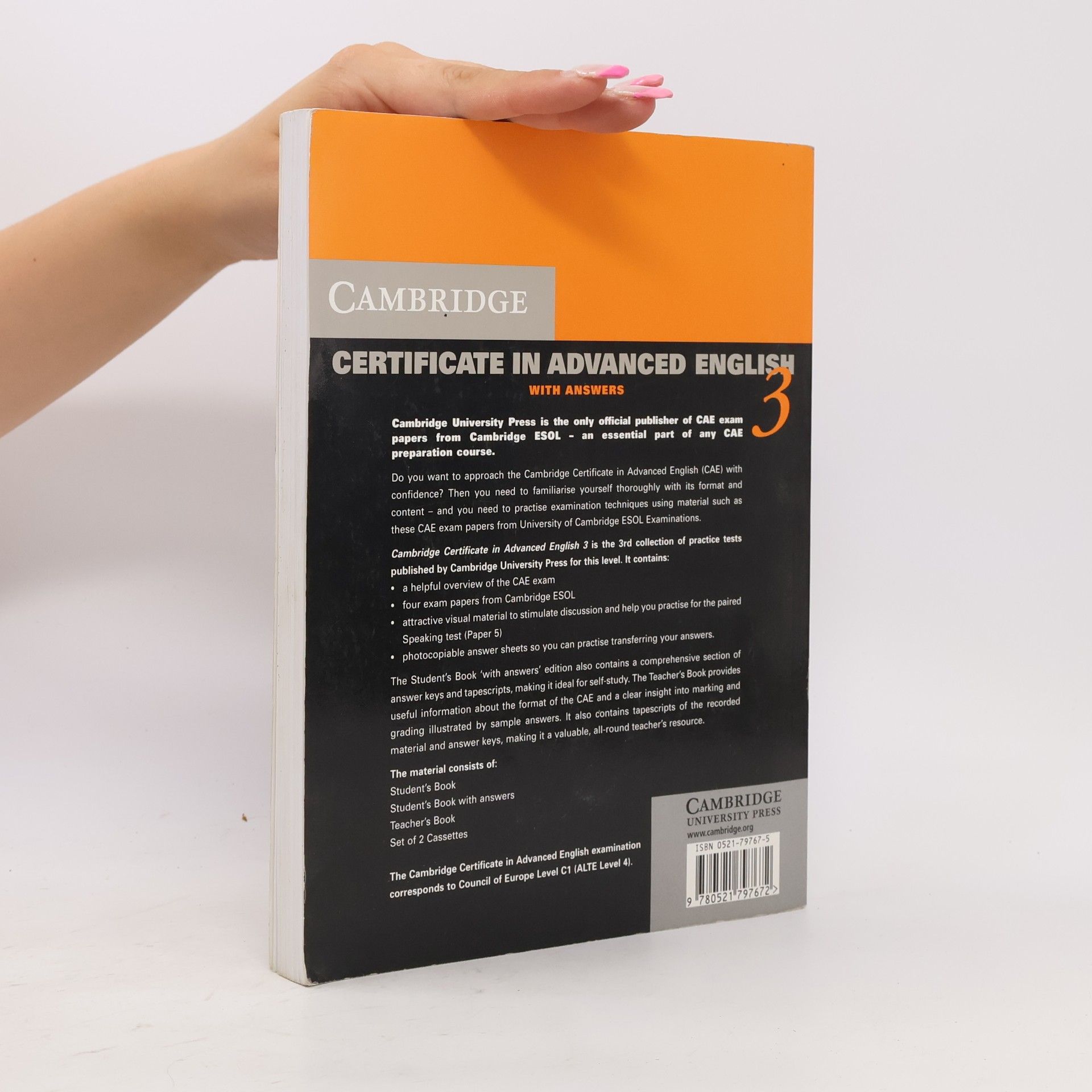 Autorenkollektiv Cambridge Certificate in Advanced English 3 with Answers