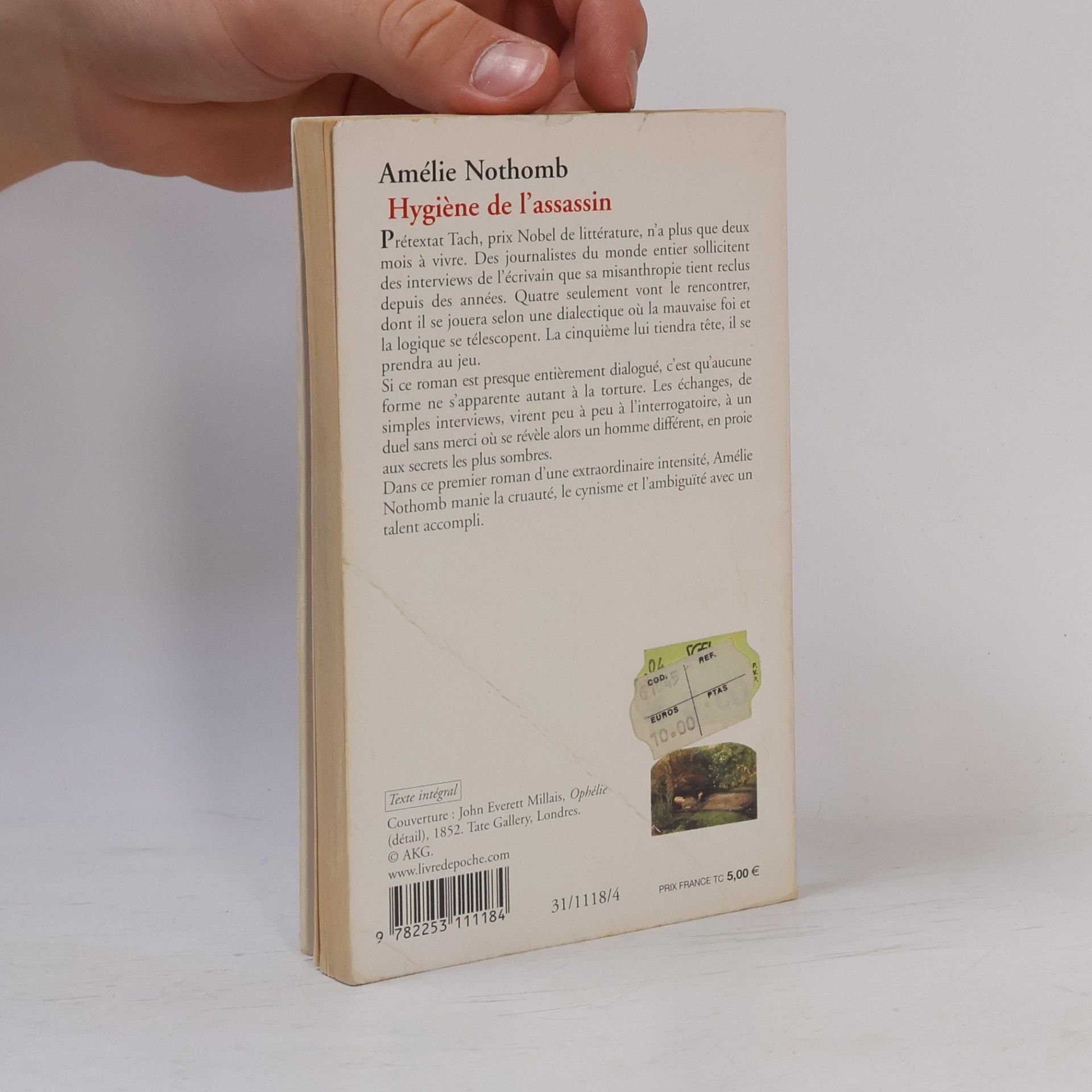 Amélie Nothomb Hygiène de l'assassin