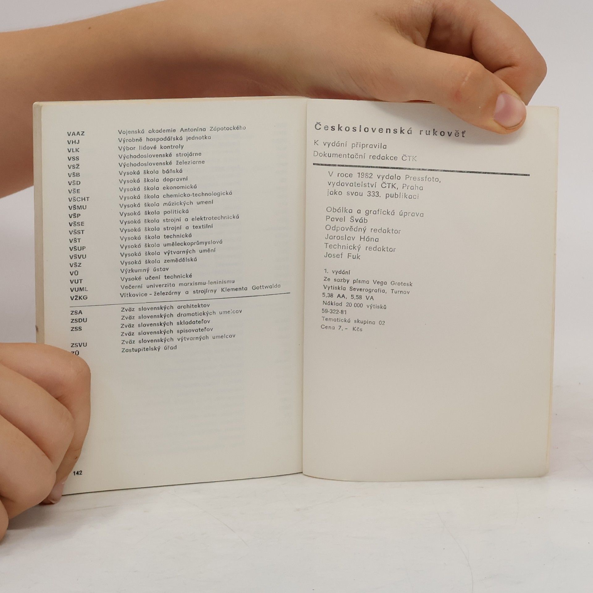 Various authors Československá rukověť