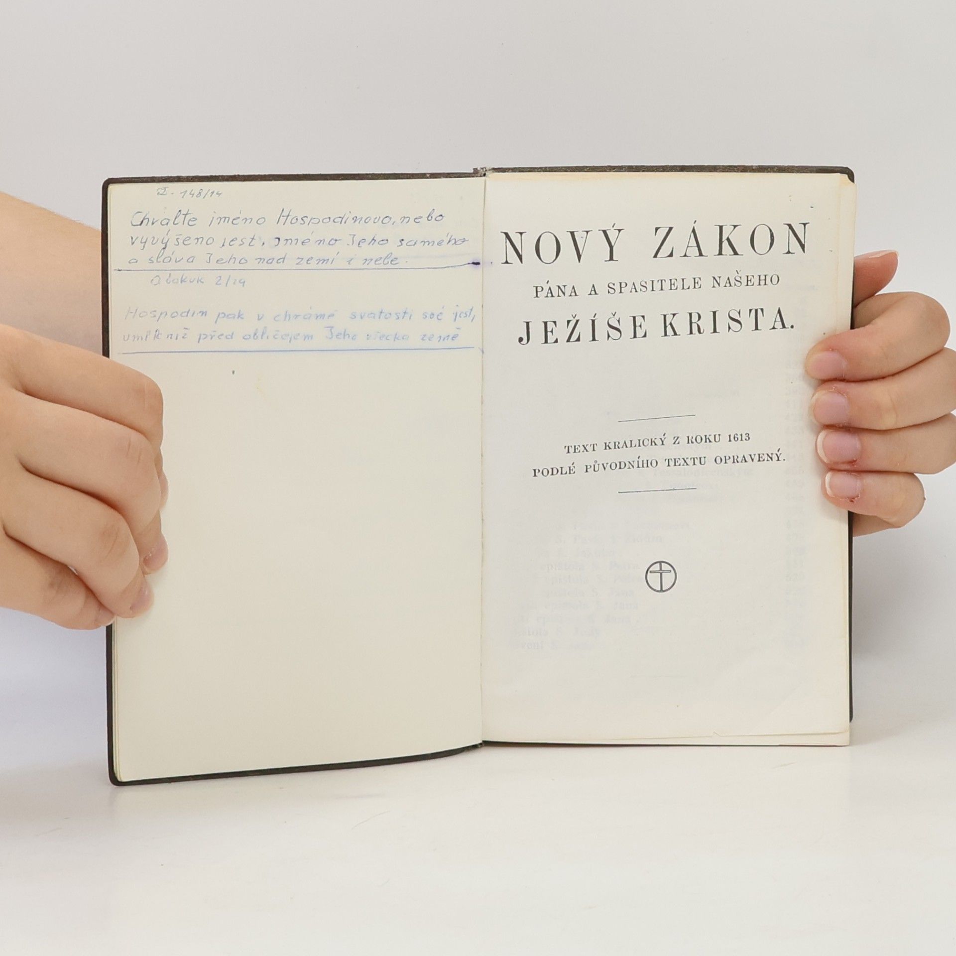Various authors Nový zákon Pána a Spasitele našeho Ježíše Krista britická a zahranicní společnost