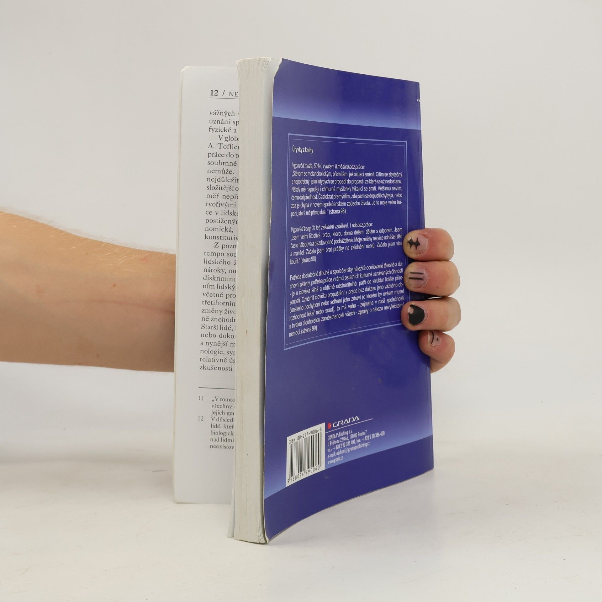 Božena Šmajsová Buchtová Nezaměstnanost