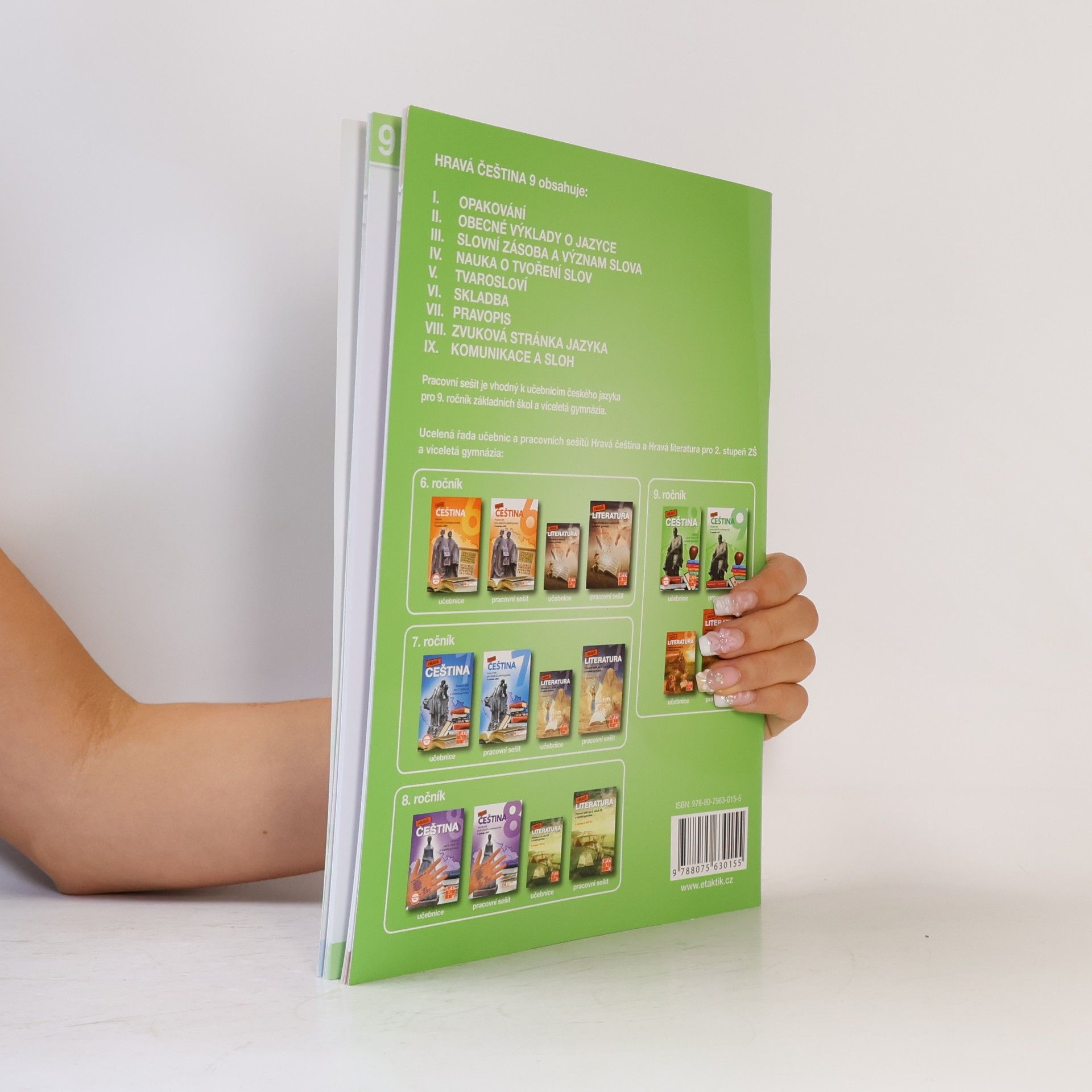 Various authors Hravá čeština 9 : pracovní sešit pro 9. ročník ZŠ a víceletá gymnázia : v souladu s RVP