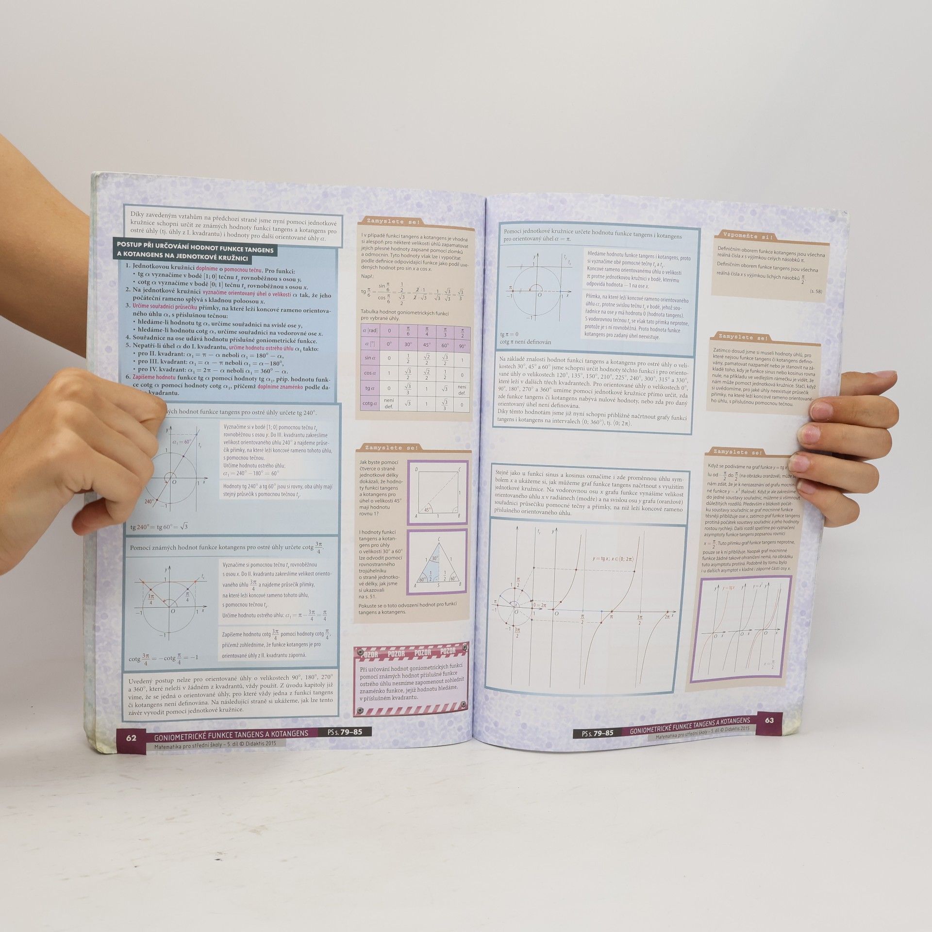 Michaela Cizlerová Matematika pro střední školy. 5. díl, Funkce II