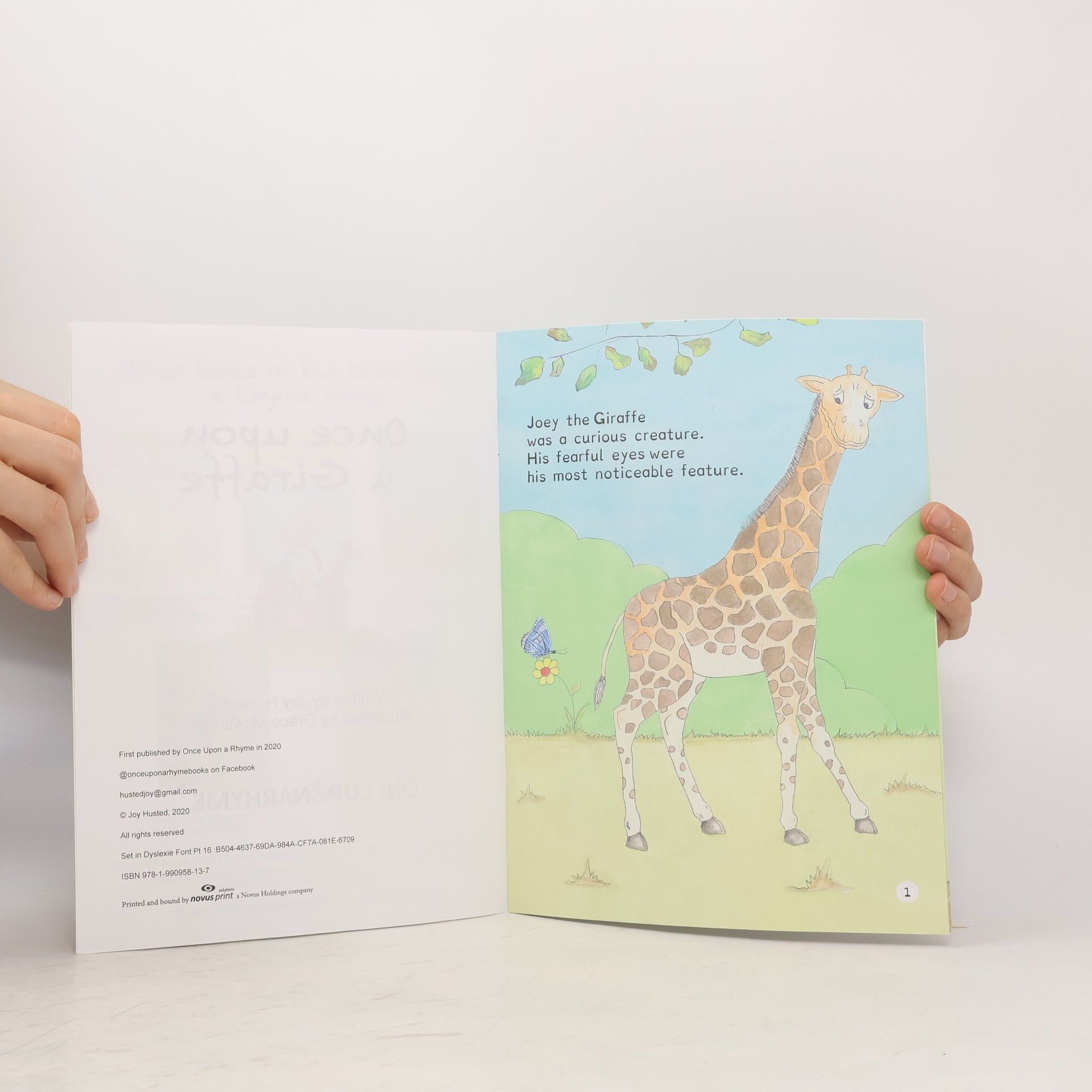 Joy Husted Joey the Giraffe