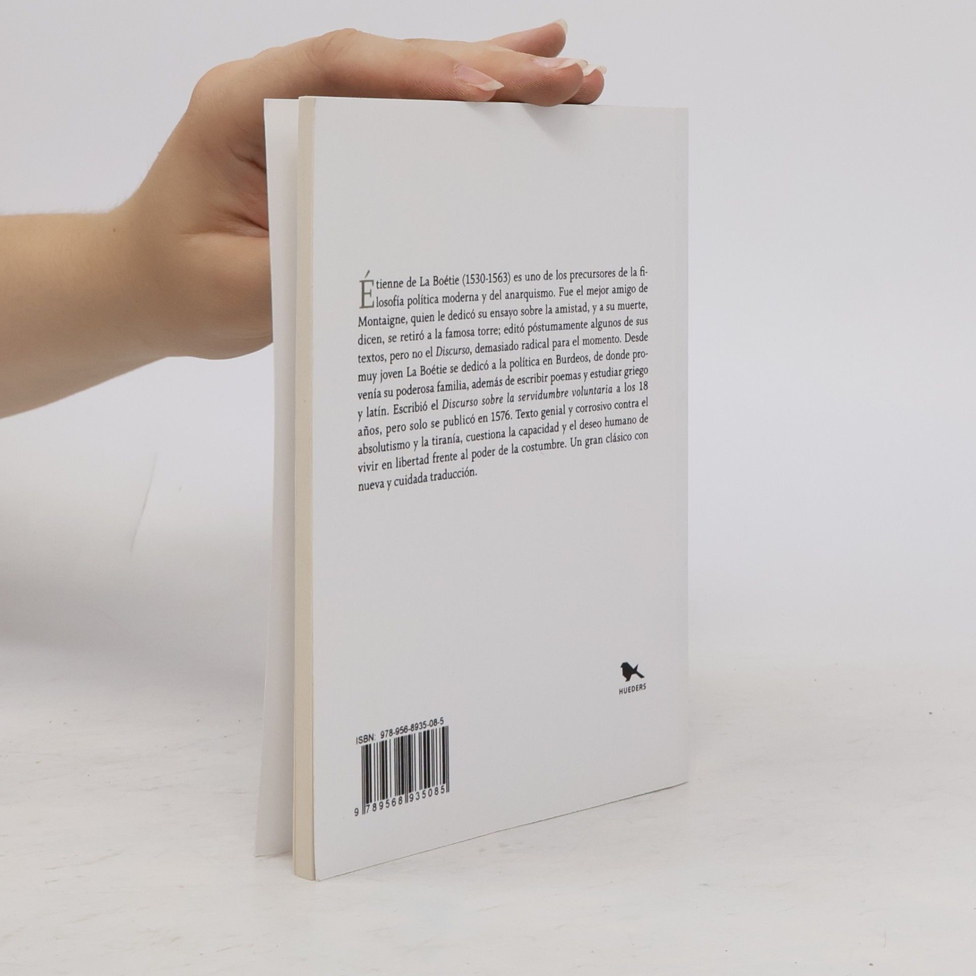Étienne de La Boétie Discurso sobre la servidumbre voluntaria