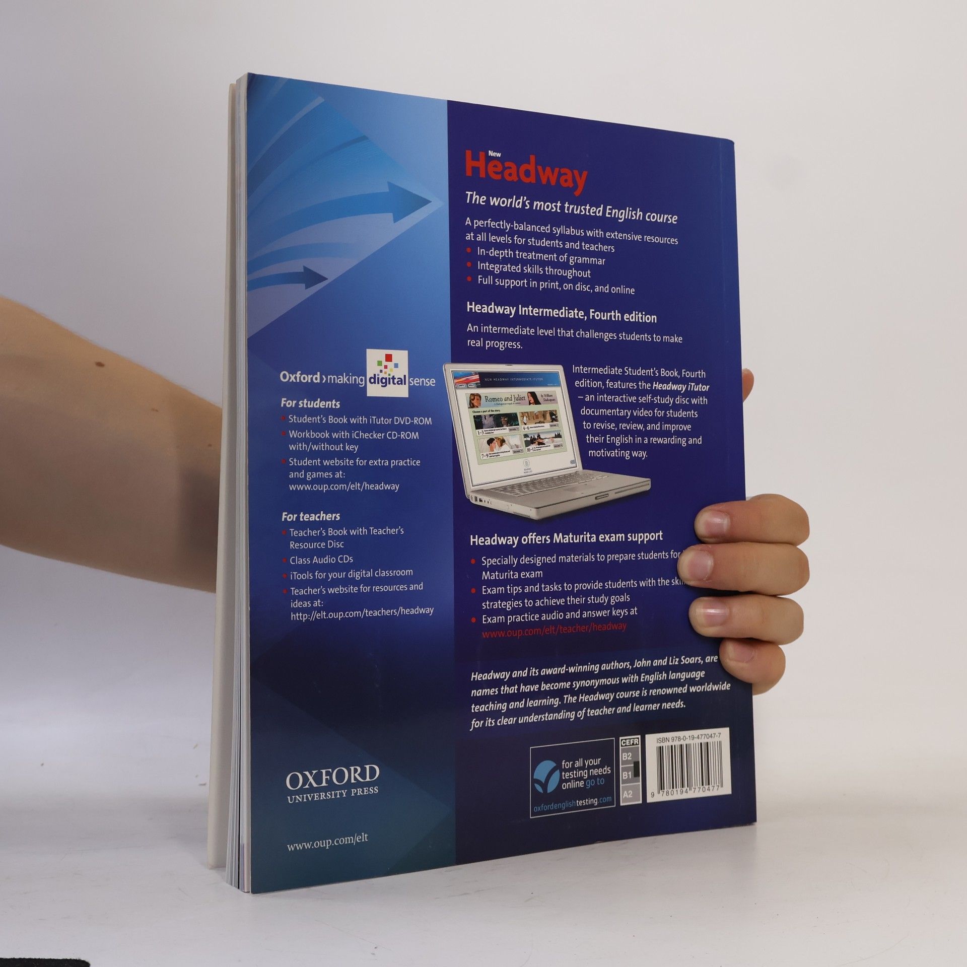 Liz Soars New Headway. Intermediate. Maturita student's book