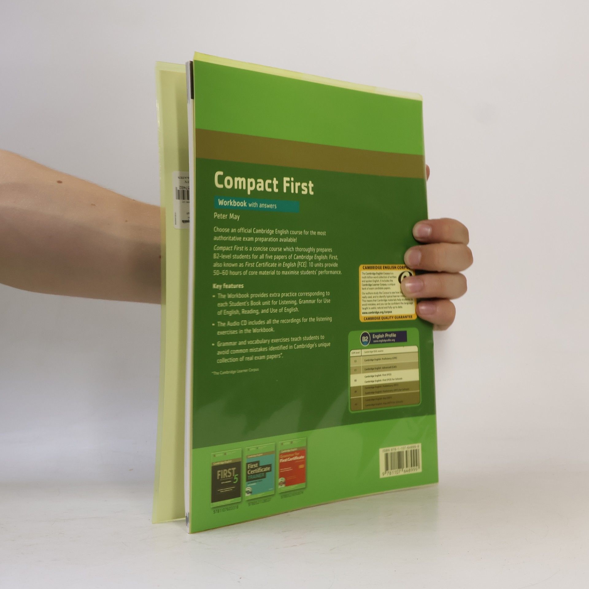 Peter May Compact First: Workbook with Answers with Audio CD