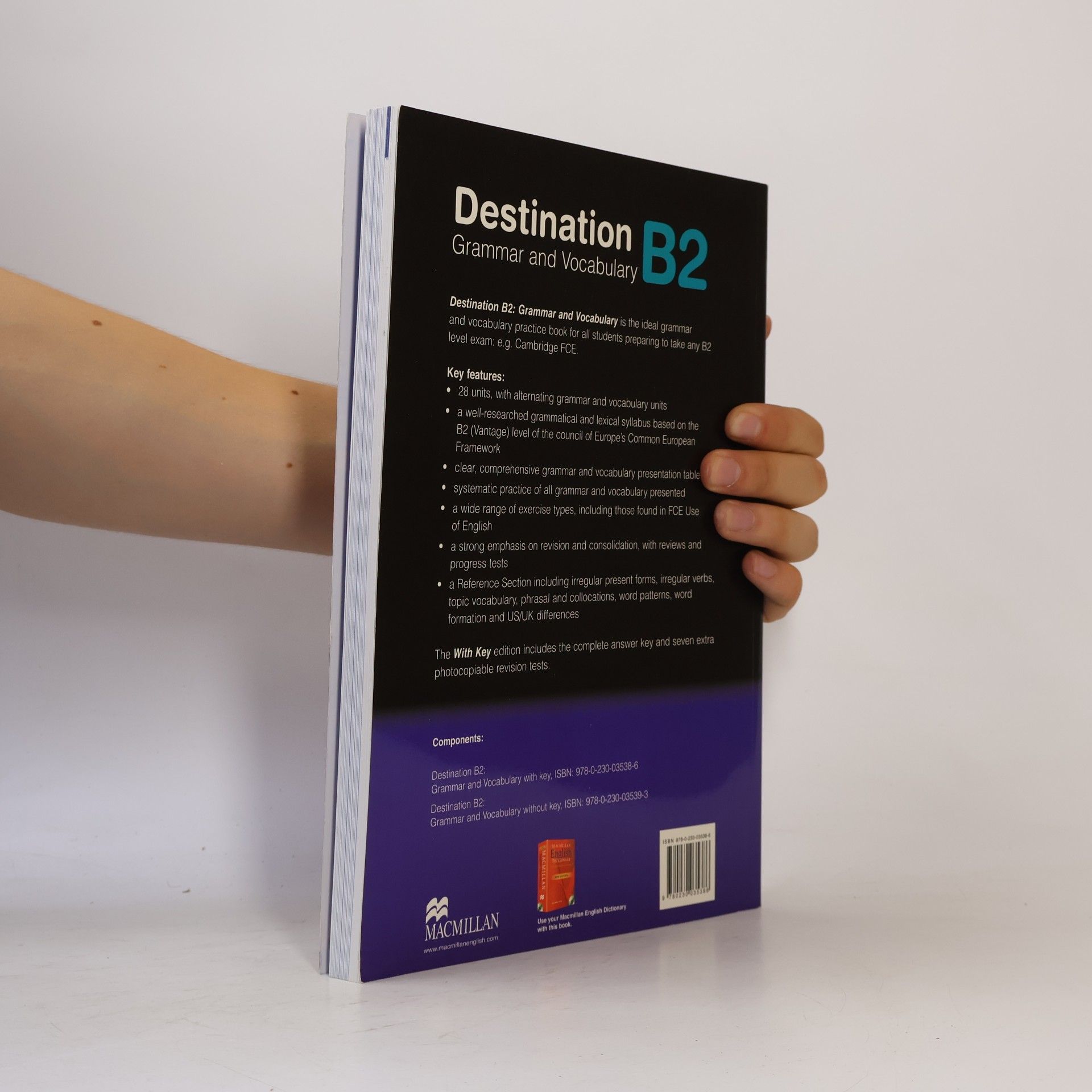 Malcolm Mann Destination B2 : grammar & vocabulary with answer key
