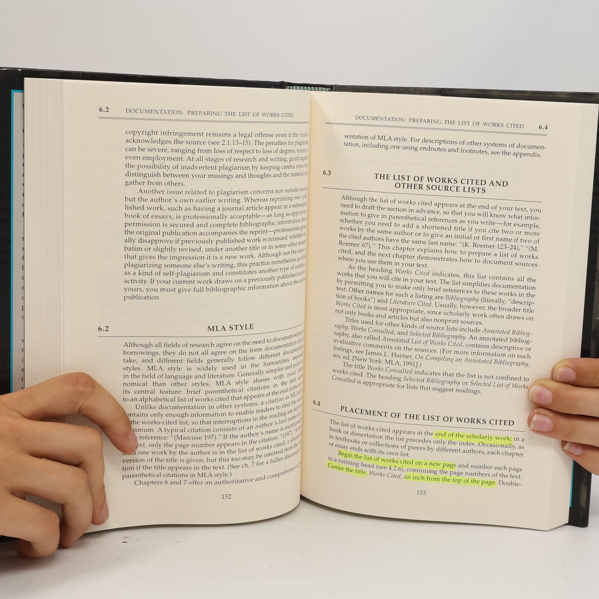 Herbert Lindenberger MLA Style Manual and Guide to Scholarly Publishing, Second Edition