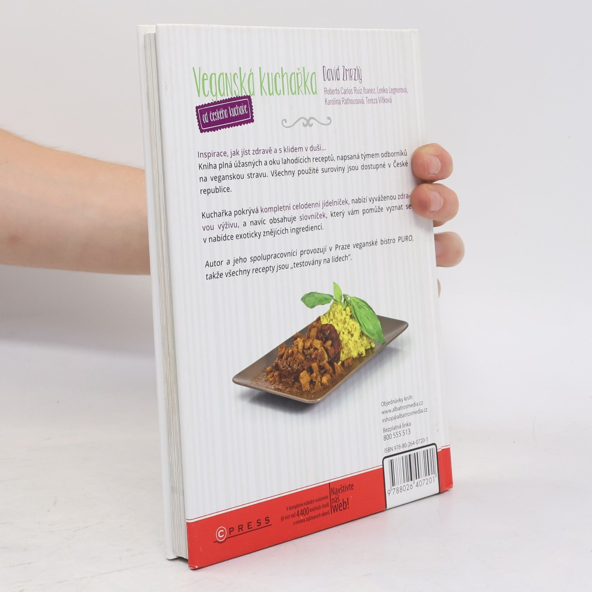 David Zmrzlý Veganská kuchařka: Od českého kuchaře