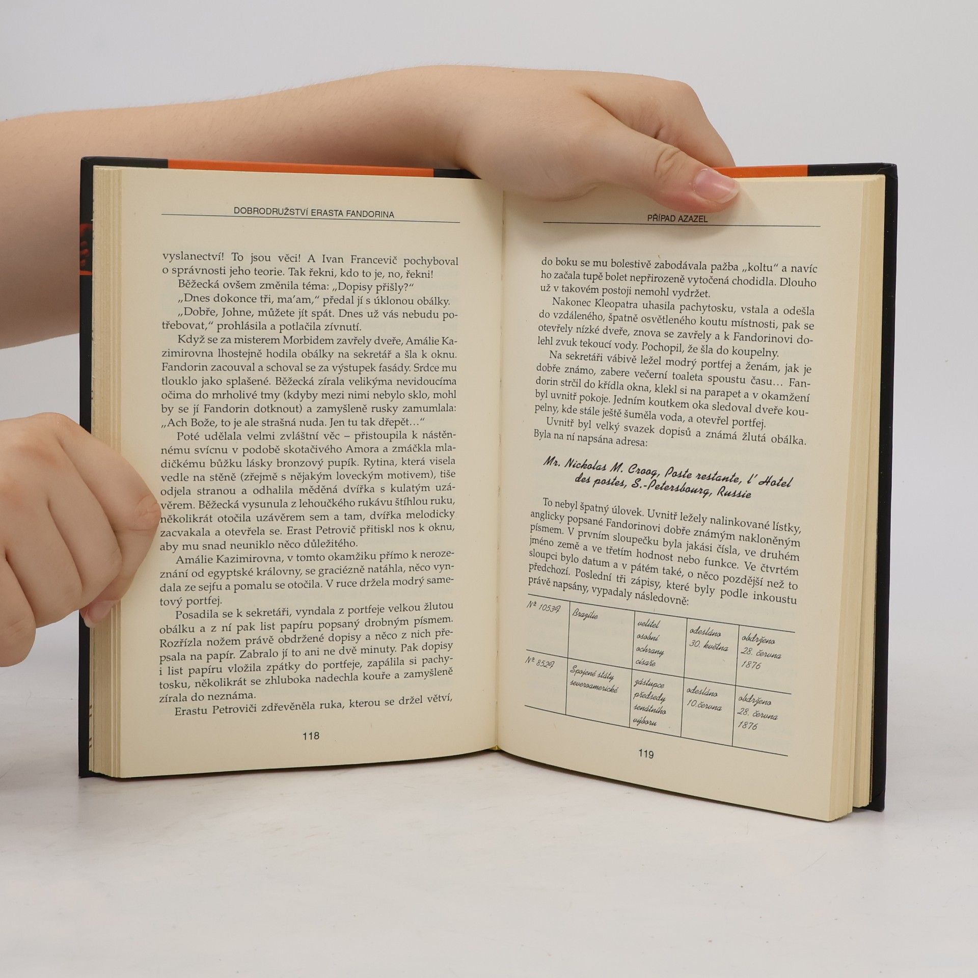 Boris Akunin Případ Azazel. Dobrodružství Erasta Fandorina. 1. Díl