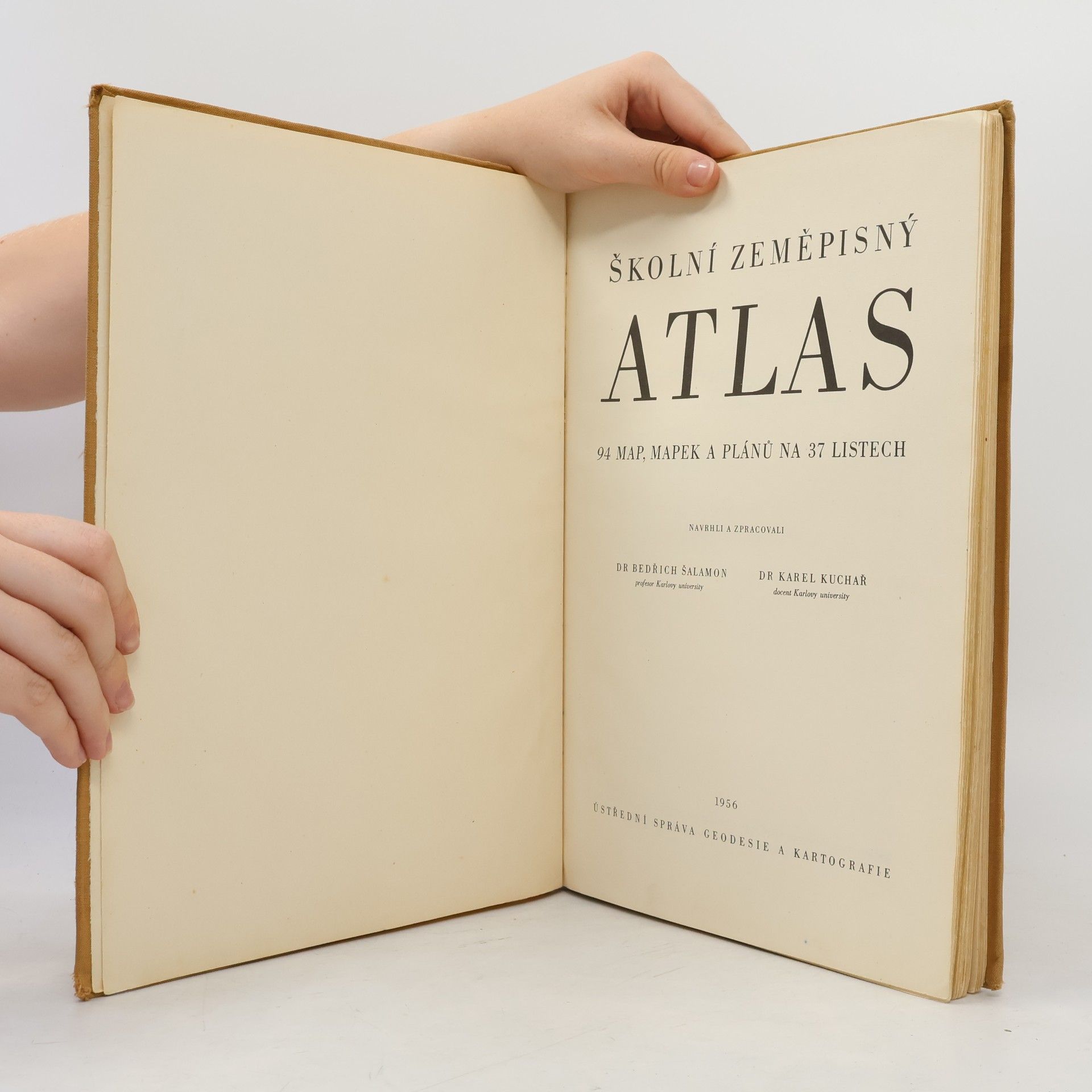 Bedřich Šalamon Školní zeměpisný atlas