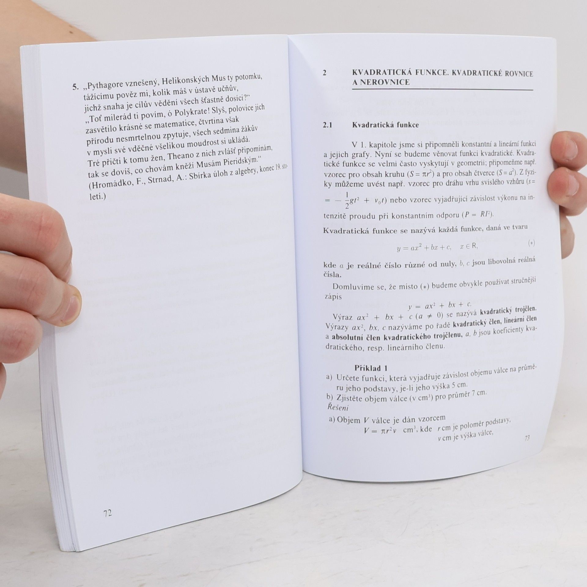 Jana Řepová Matematika pro střední odborné školy a studijní obory středních odborných učilišť. 2. část