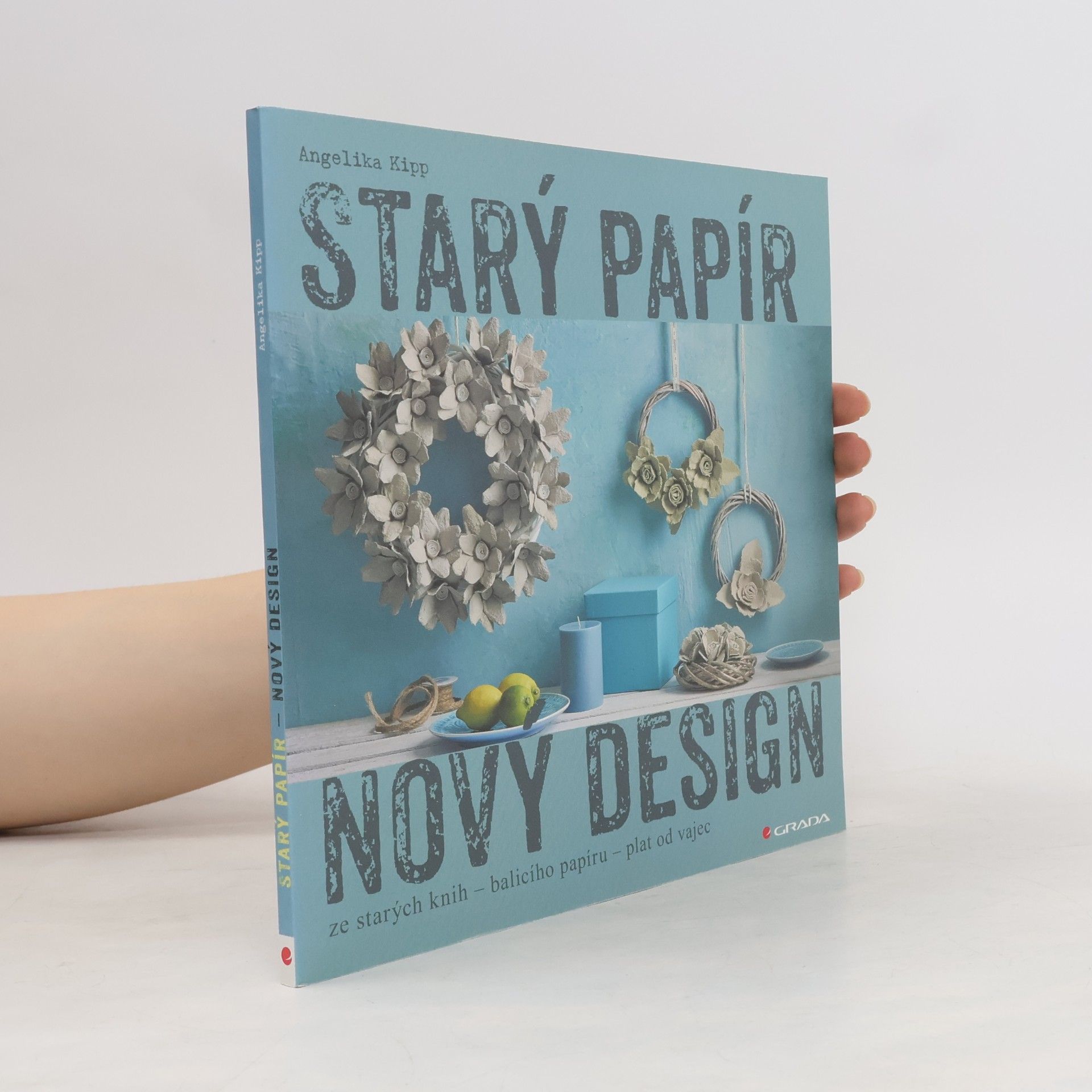 Angelika Kipp Starý papír - nový design: Ze starých knih, balicího papíru, plat od vajec