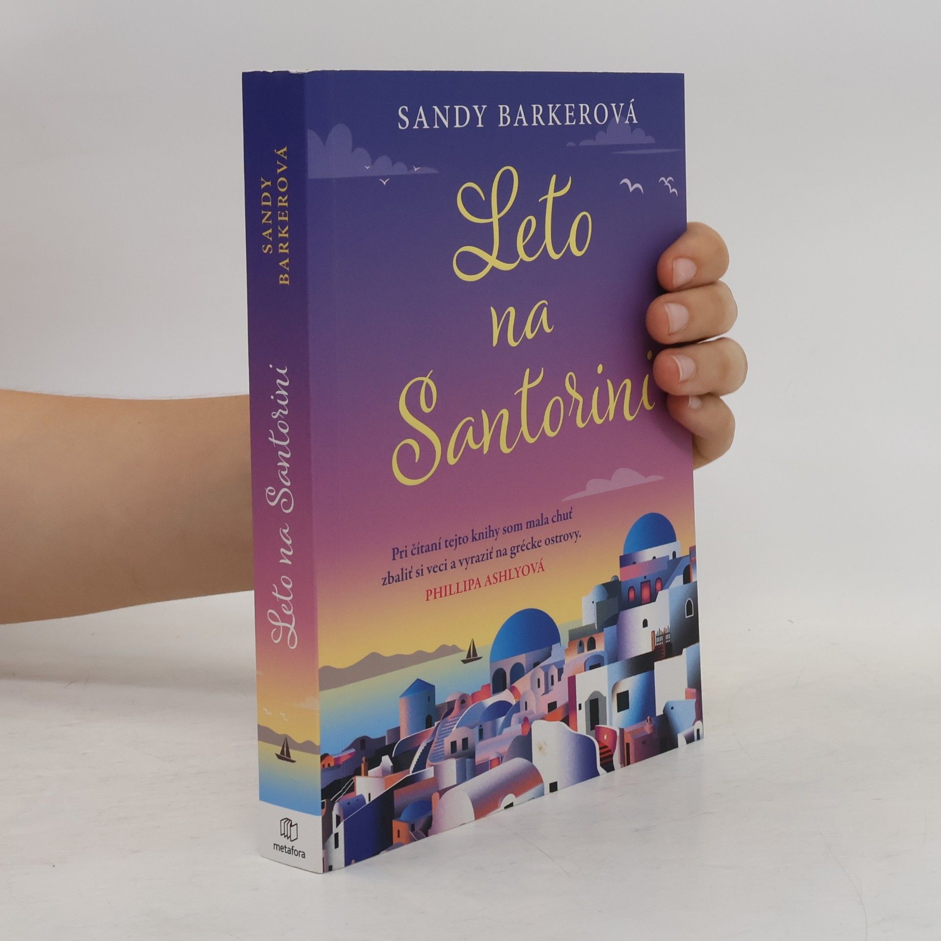Sandy Barker Leto na Santorini
