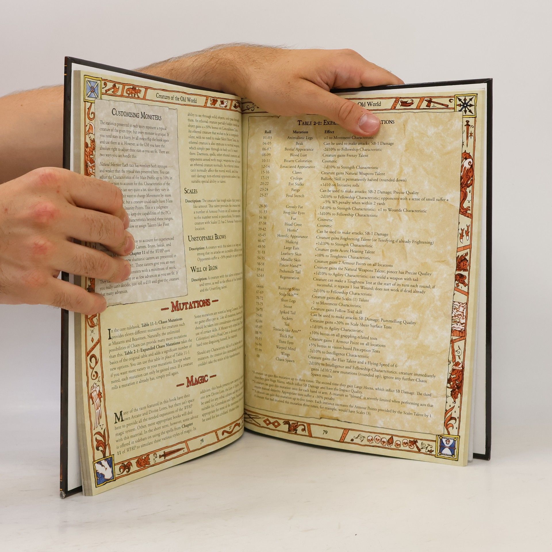 Ian Sturrock Warhammer Fantasy Roleplay: Old World Bestiary
