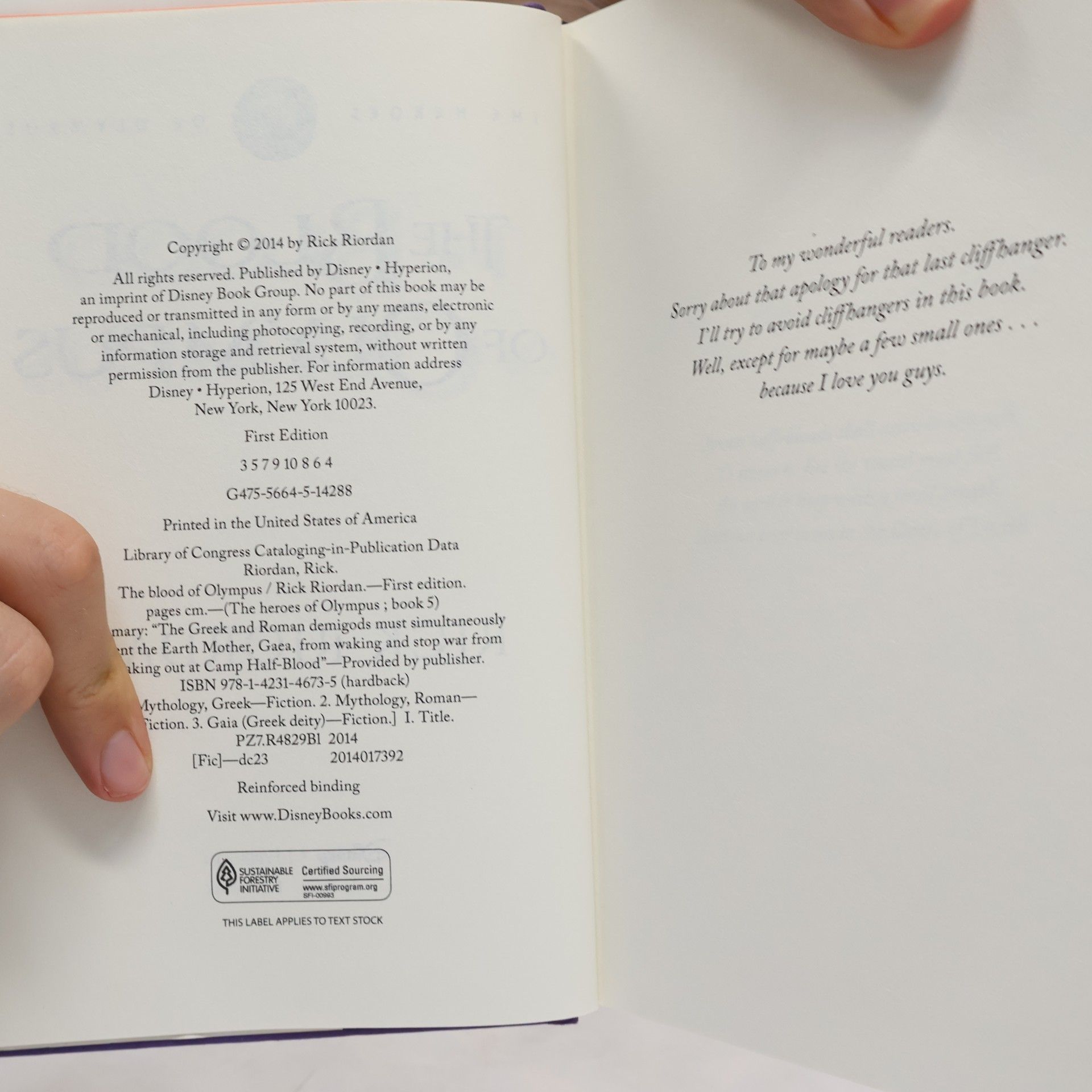 Rick Riordan The Blood of Olympus