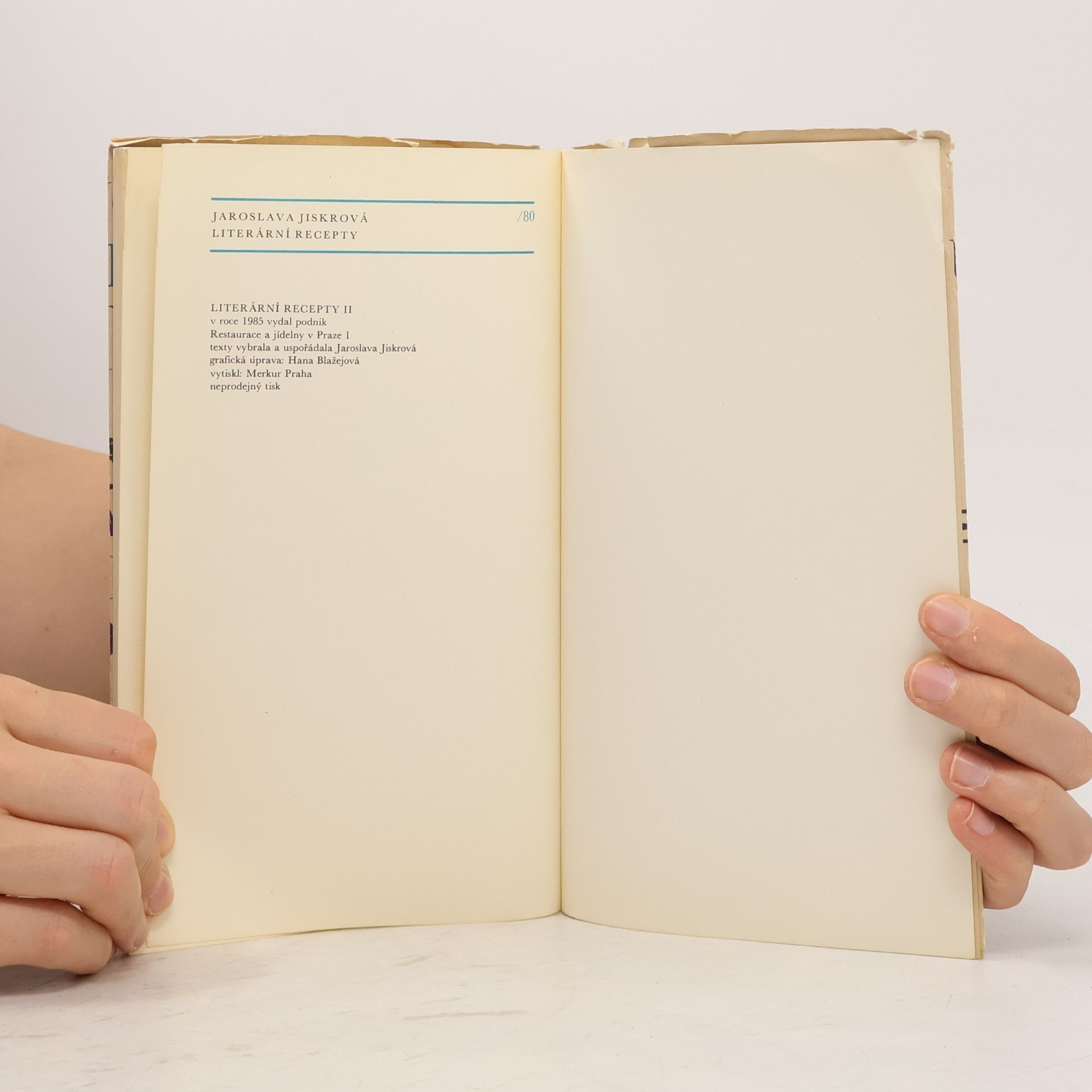 Jaroslava Jiskrová LIterární recepty II