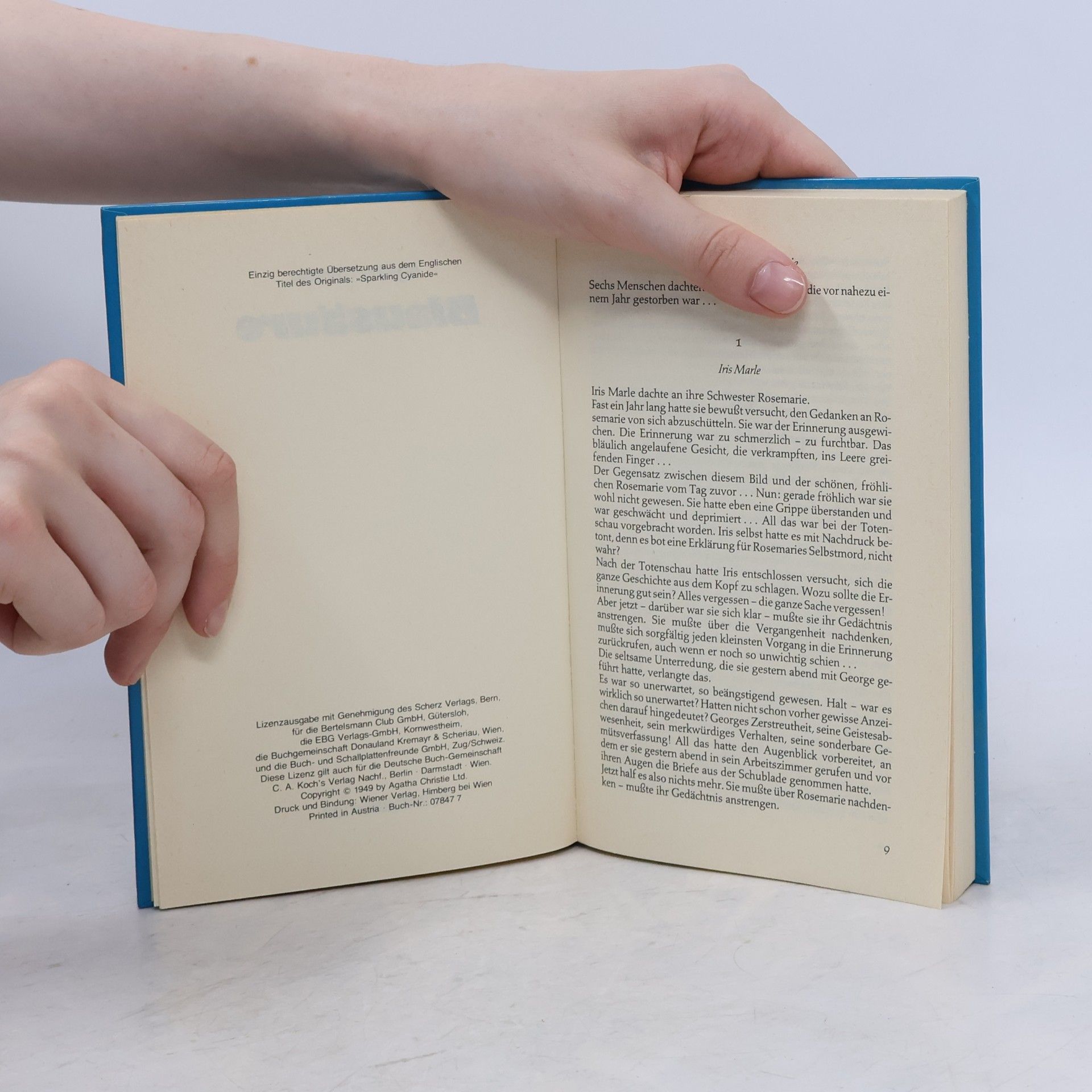 Agatha Christie Blausäure