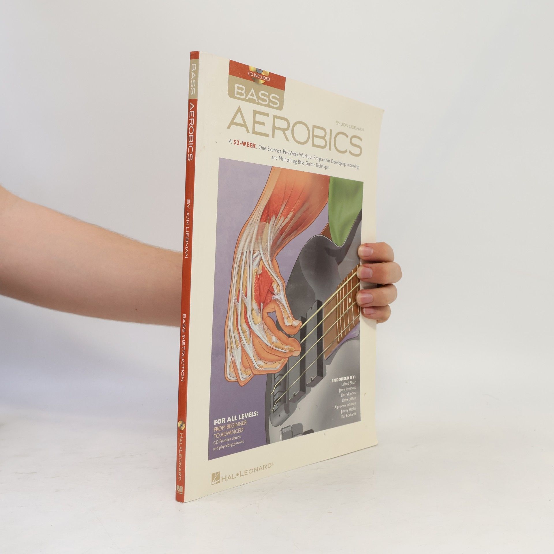 Jimmy Haslip Bass Aerobics Bass Guitar Exercise Book With Online Audio | 52-Week Practice Program For Beginners And Advanced Players | Improve Speed, Dexterity, And Technique