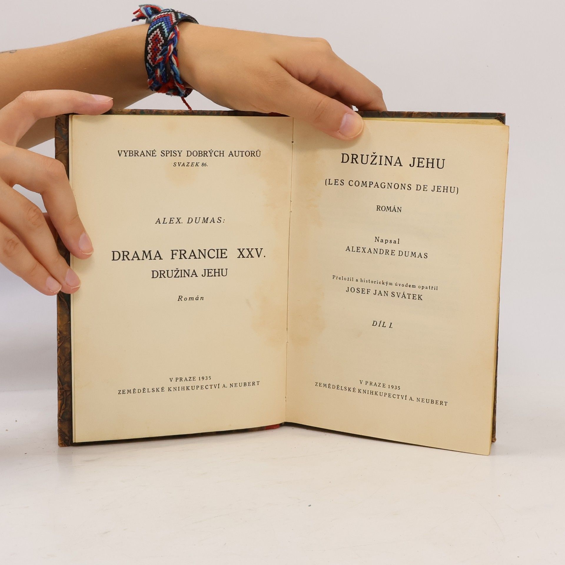 Alexandre Dumas der Ältere Družina Jehu I.