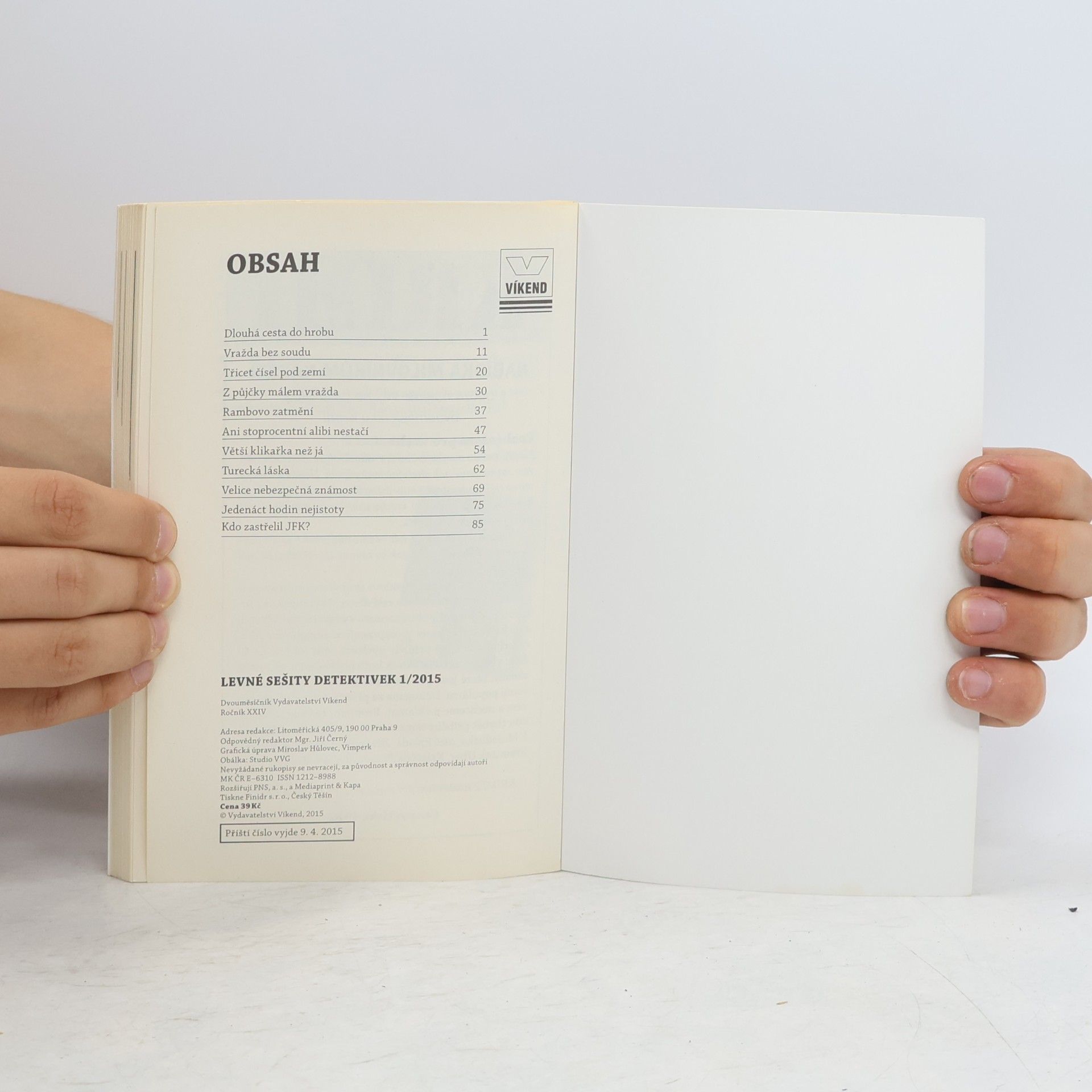 Various authors Levné sešity detektivek 1/2015