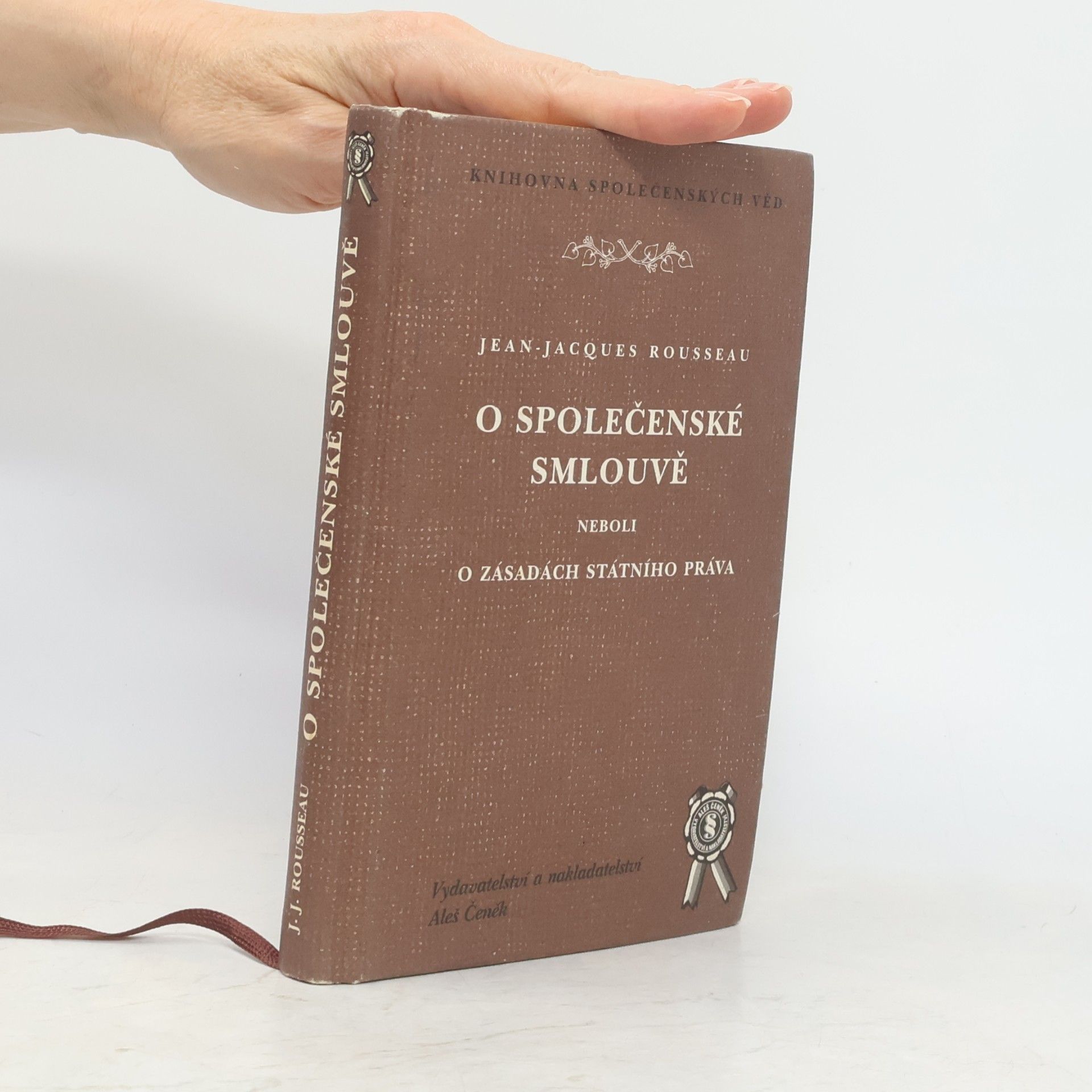 Jean Jacques Rousseau O společenské smlouvě neboli o zásadách státního práva
