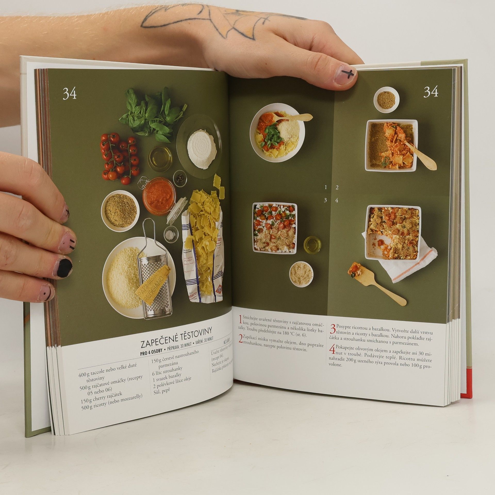Laura Zavan Těstoviny: krok za krokem podle fotografií