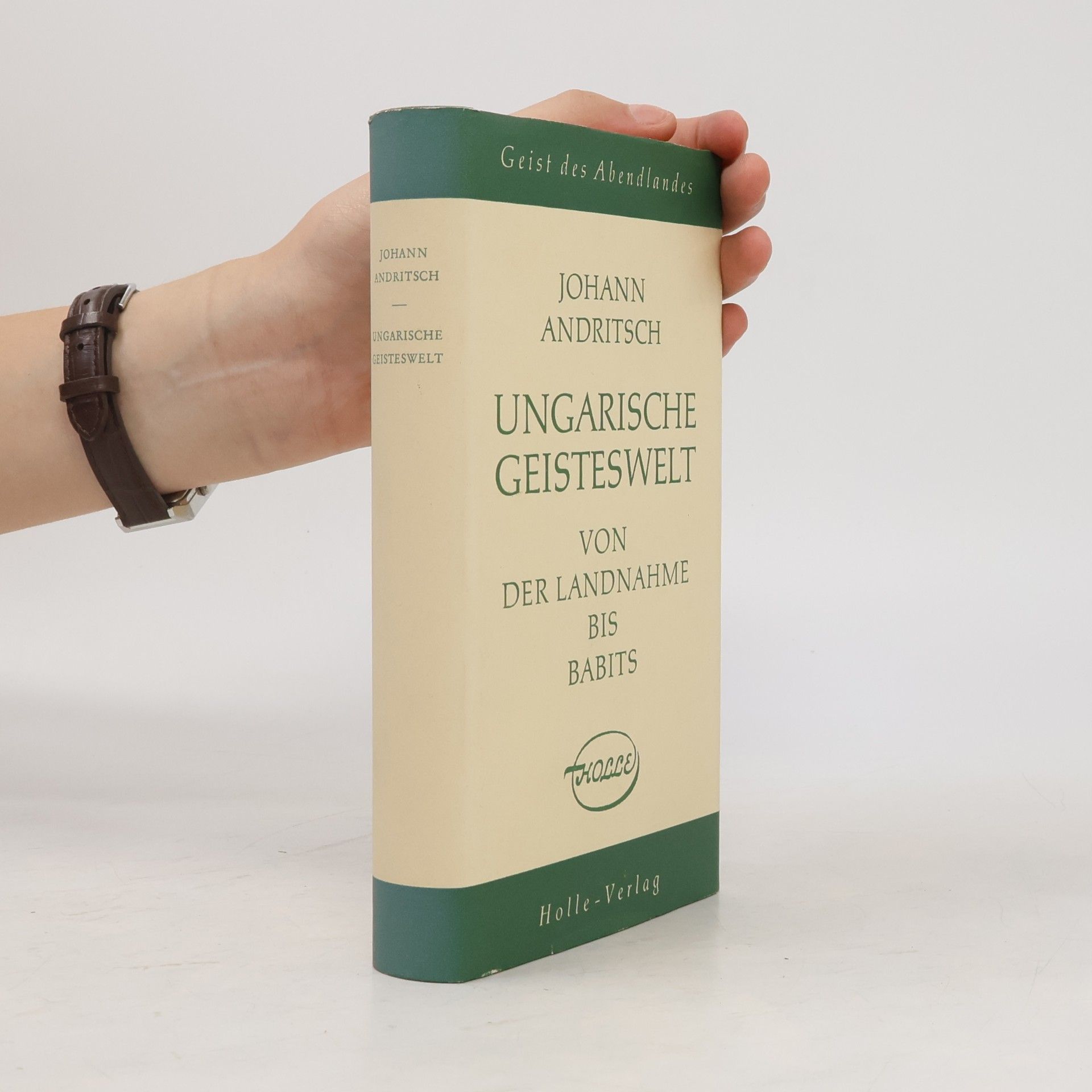 Johann Andritsch Ungarische Geisteswelt