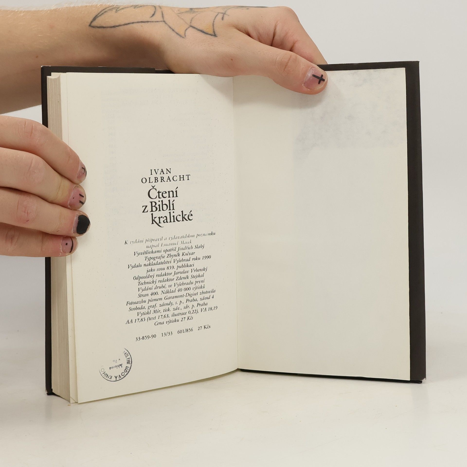 Ivan Olbracht Čtení z Bible Kralické