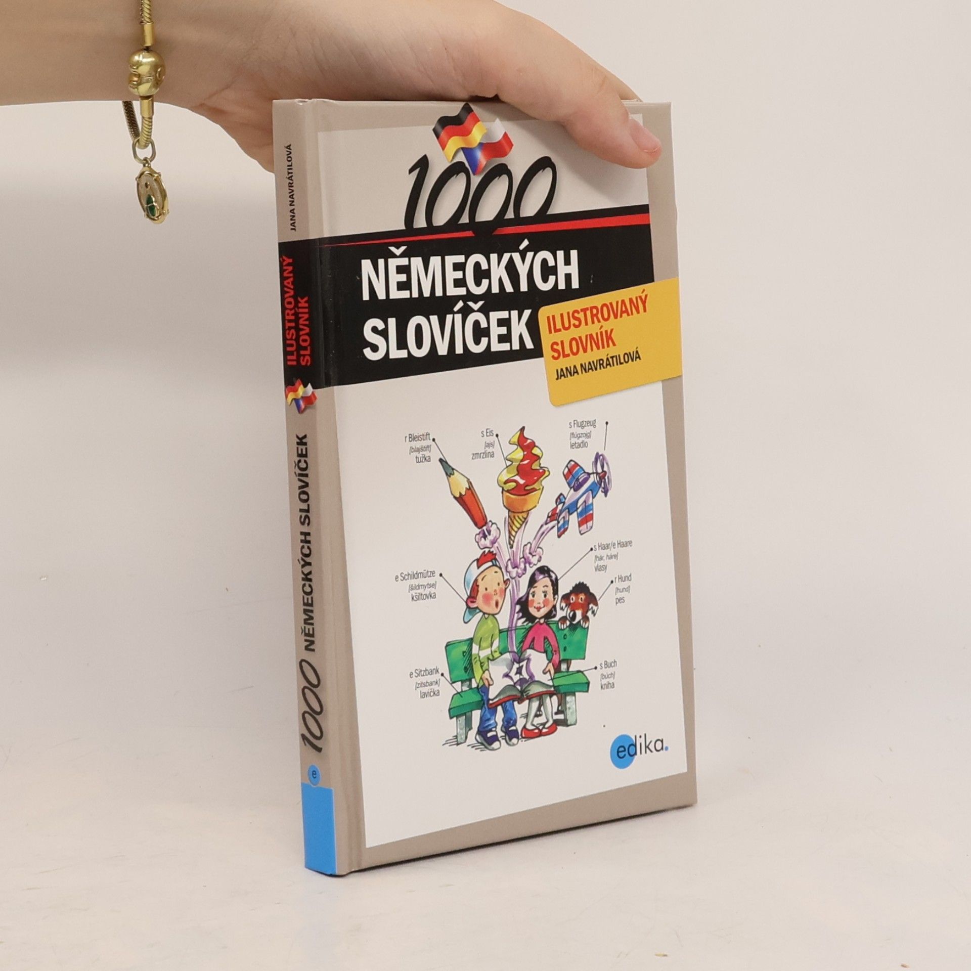 Jana Navrátilová 1000 německých slovíček: Ilustrovaný slovník