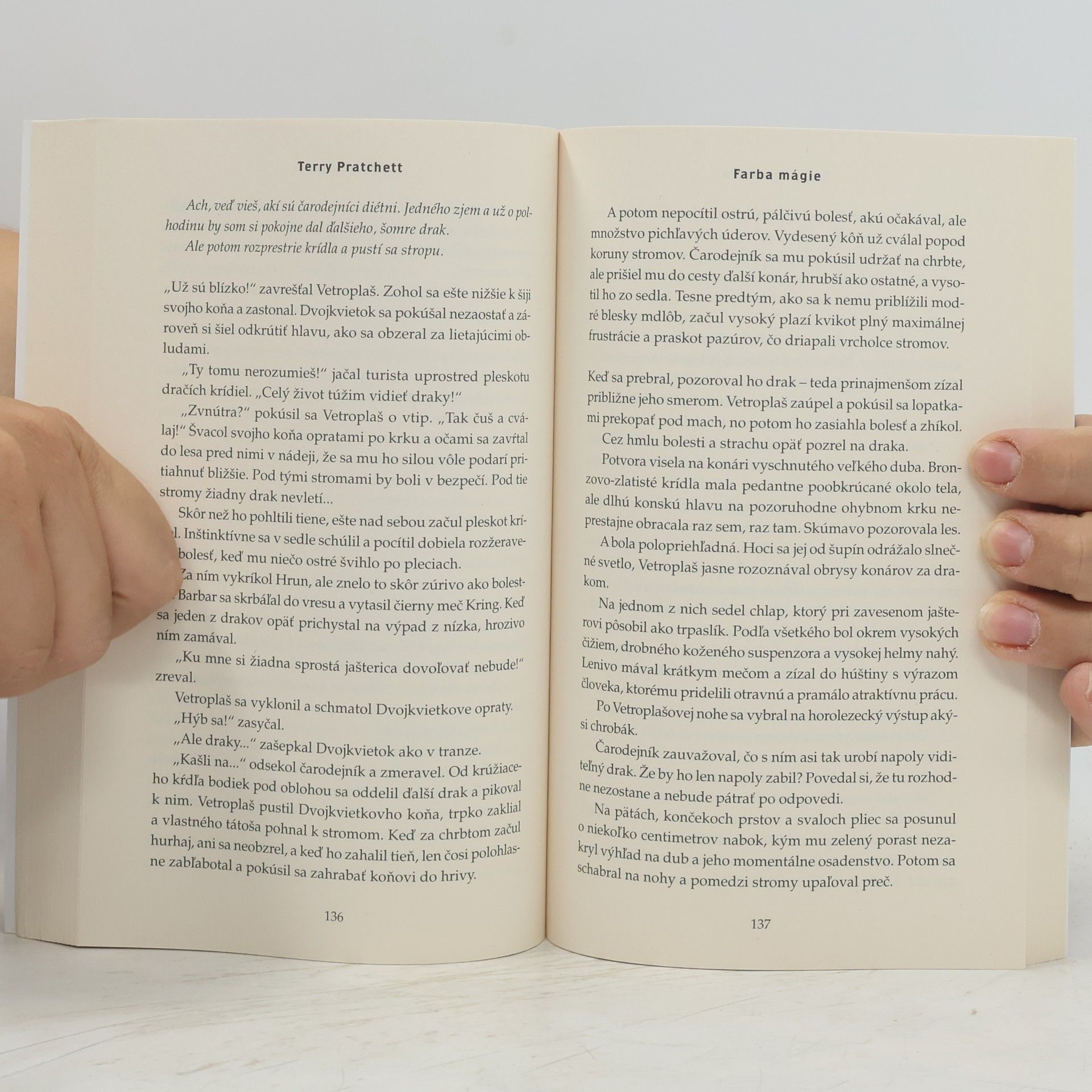 Terry Pratchett Farba mágie
