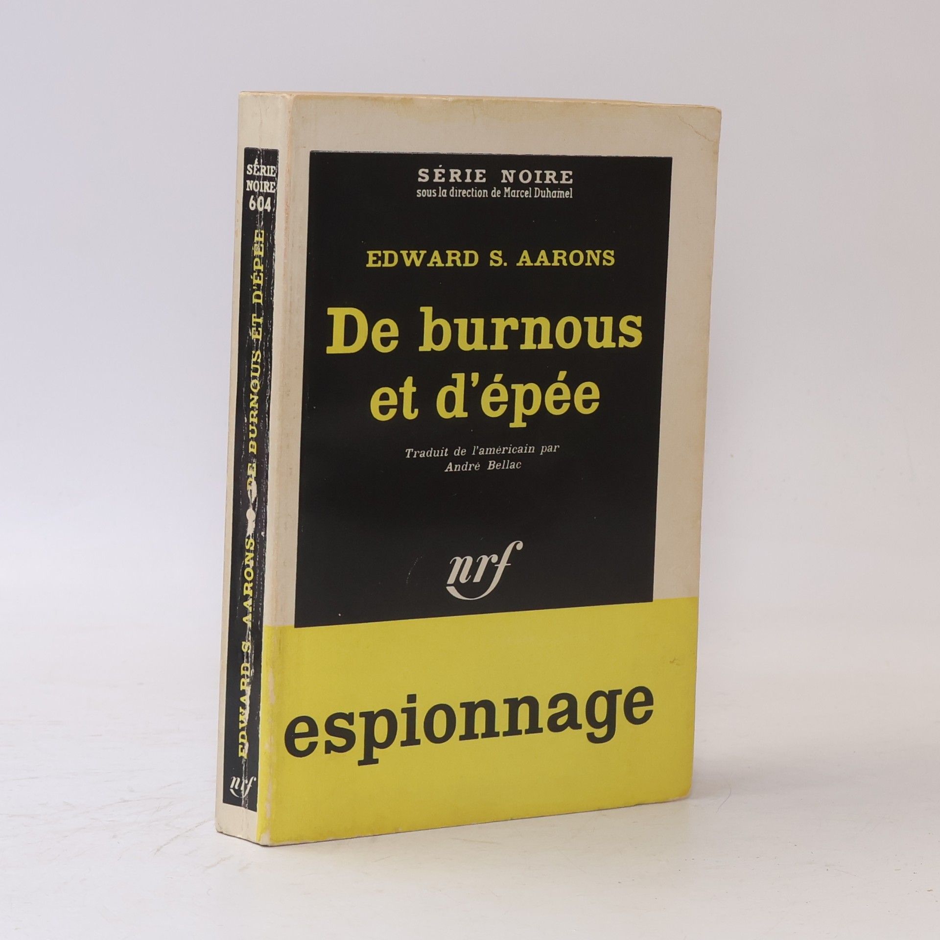 Aarons Edward S. De burnous et d´épée