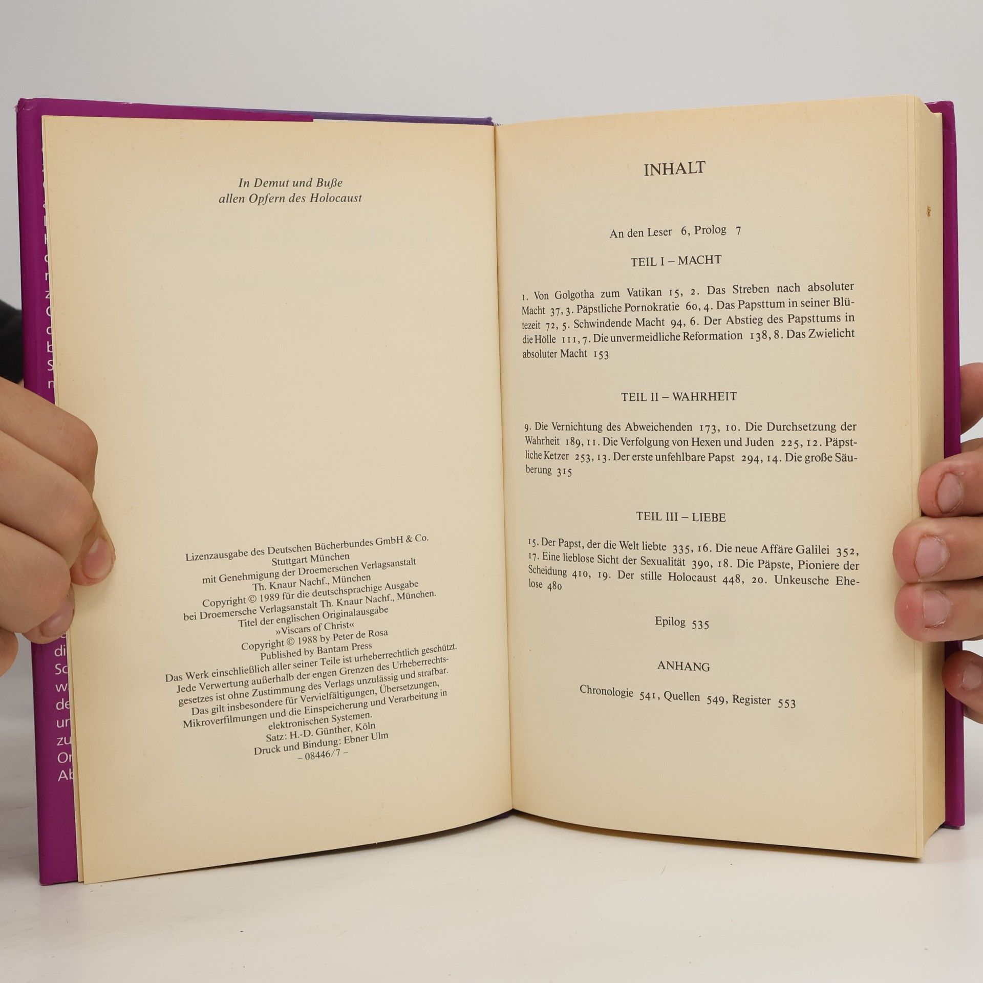 Peter de Rosa Gottes erste Diener. Die dunkle Seite des Papsttums