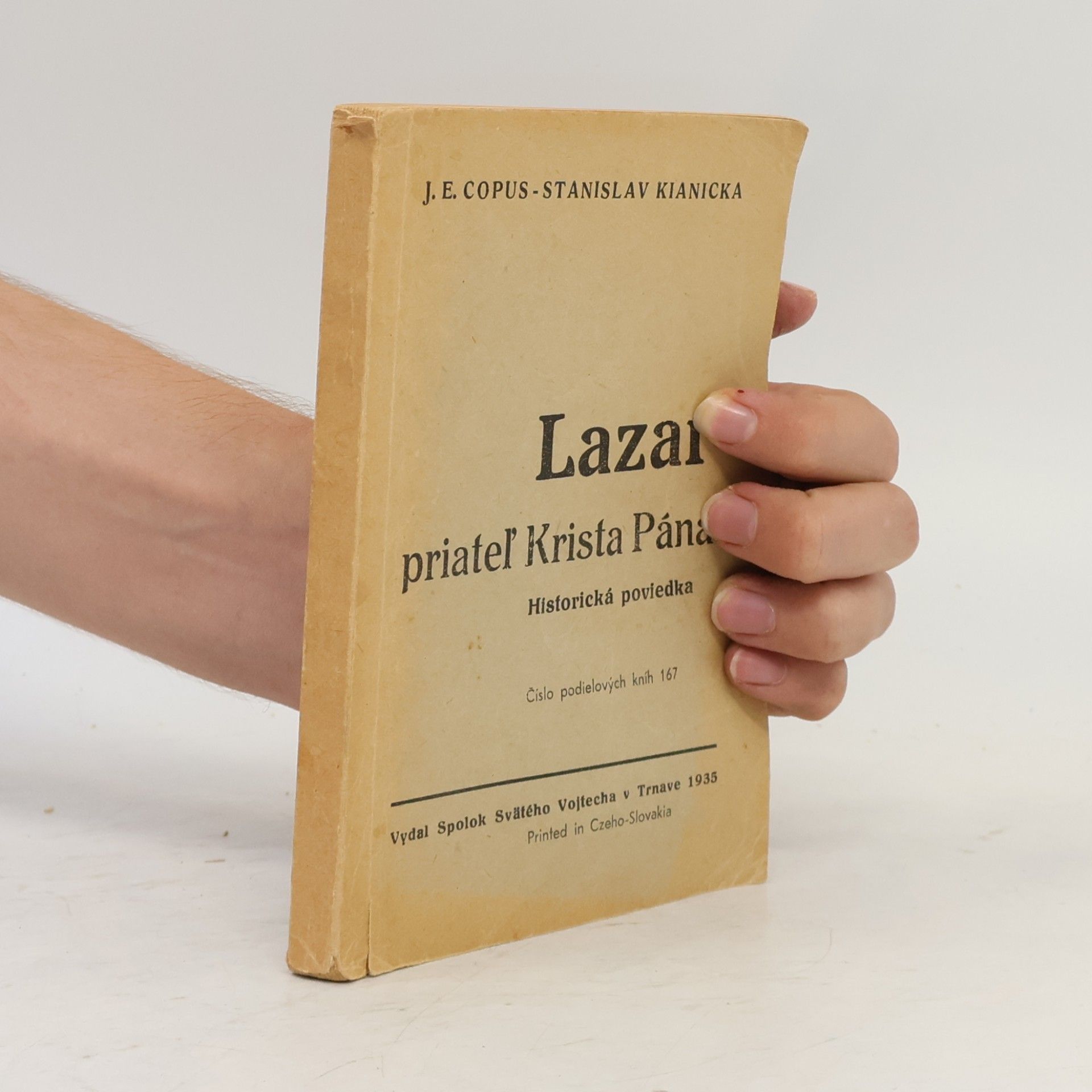 John Edwin Copus Lazar, priateľ Krista Pána