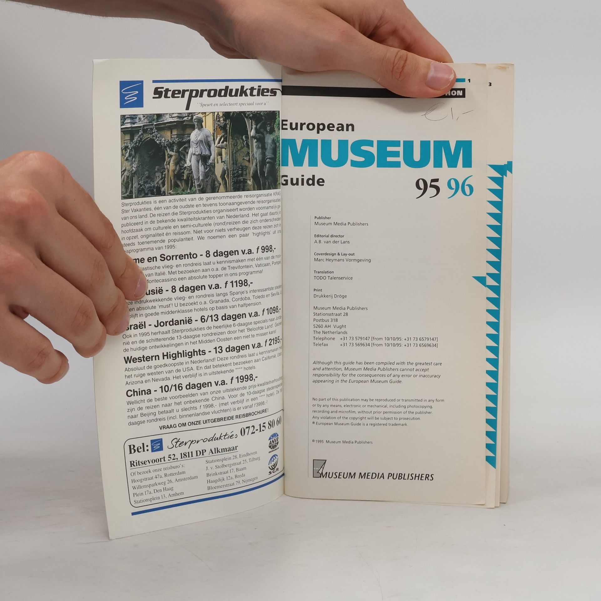 A.B.Van Der Lans Western Europe: European Museum Guide Overview