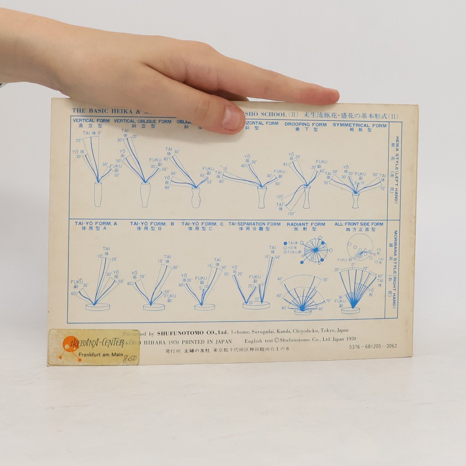 Kobo Hihara Ikebana Card Book: Misho School