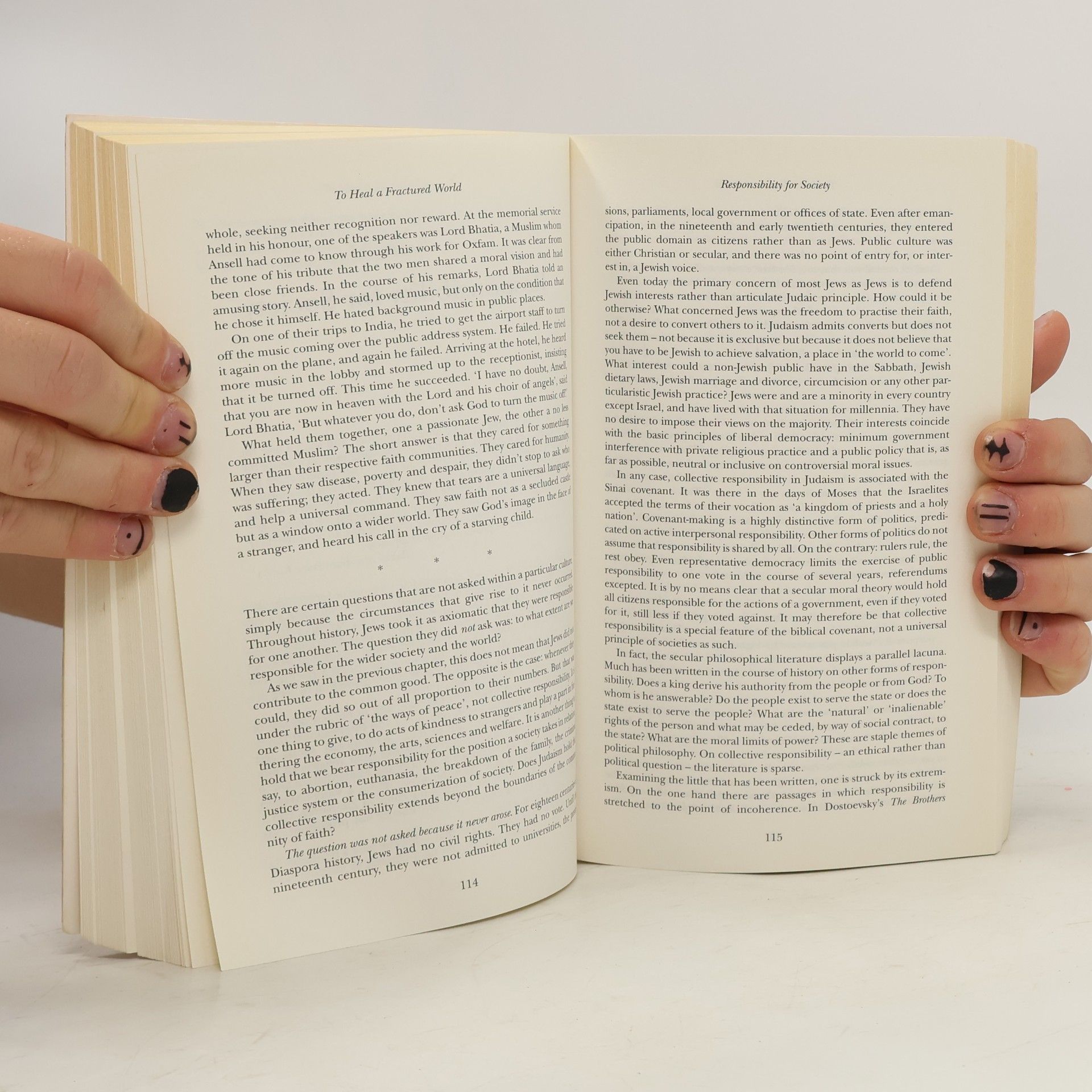 Jonathan Sacks To Heal a Fractured World