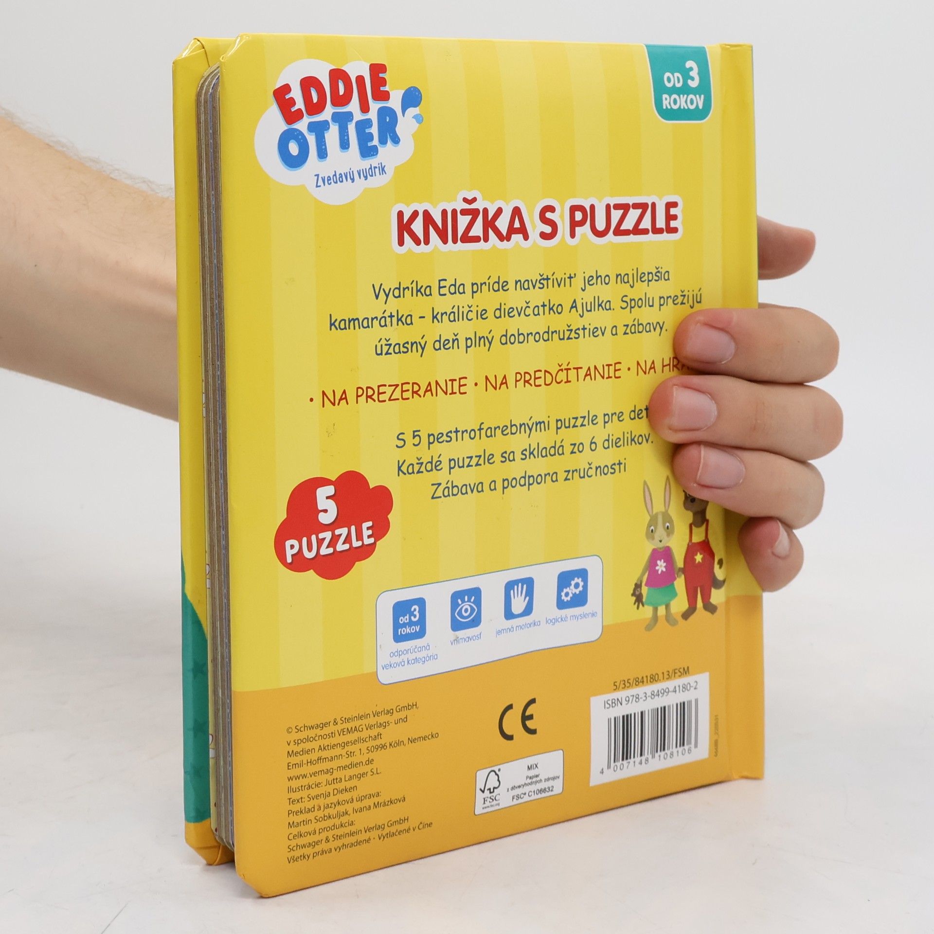 Kolektiv autorů Eddie Otter Knižka s puzzle
