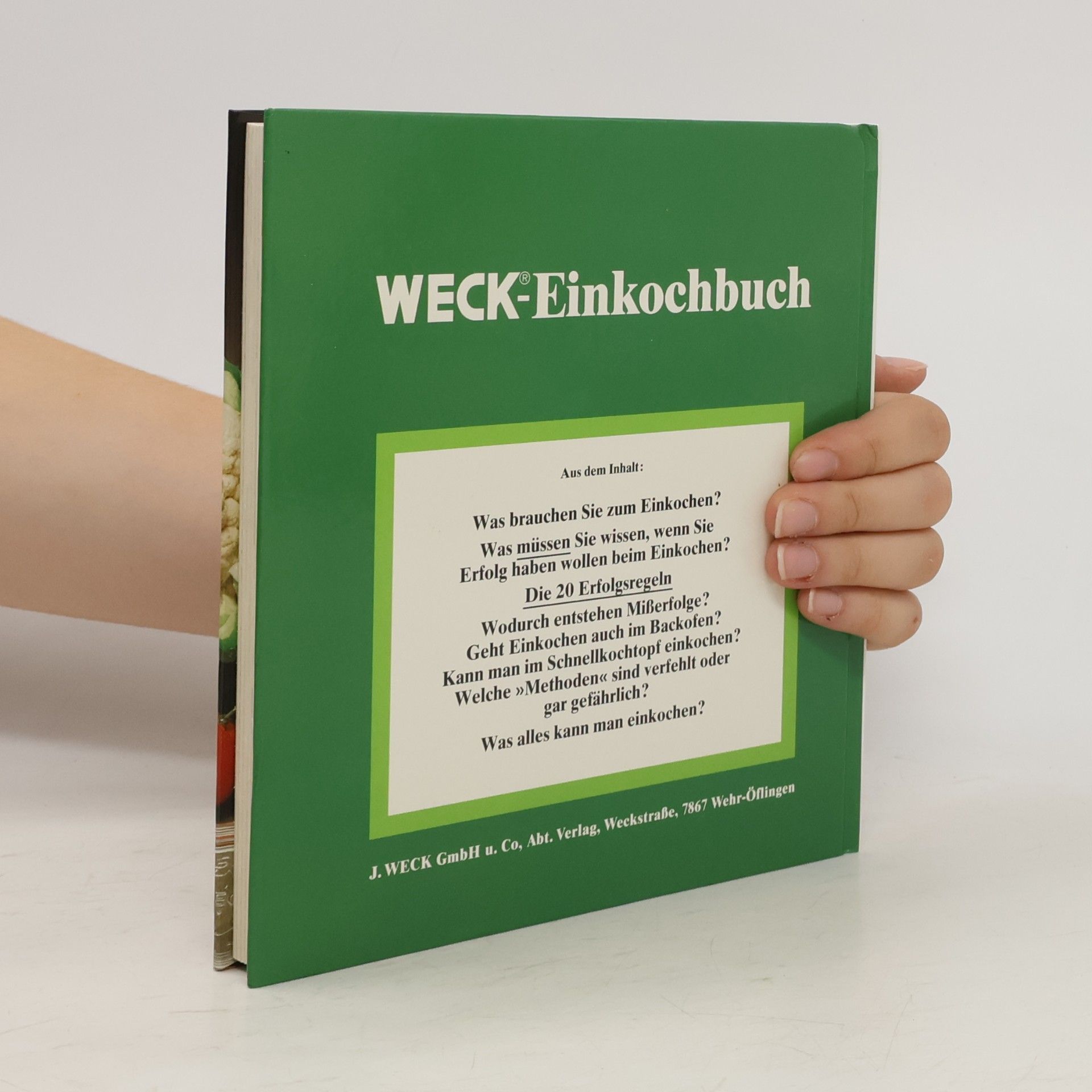 Kolektiv autorů Weck-Einkochbuch