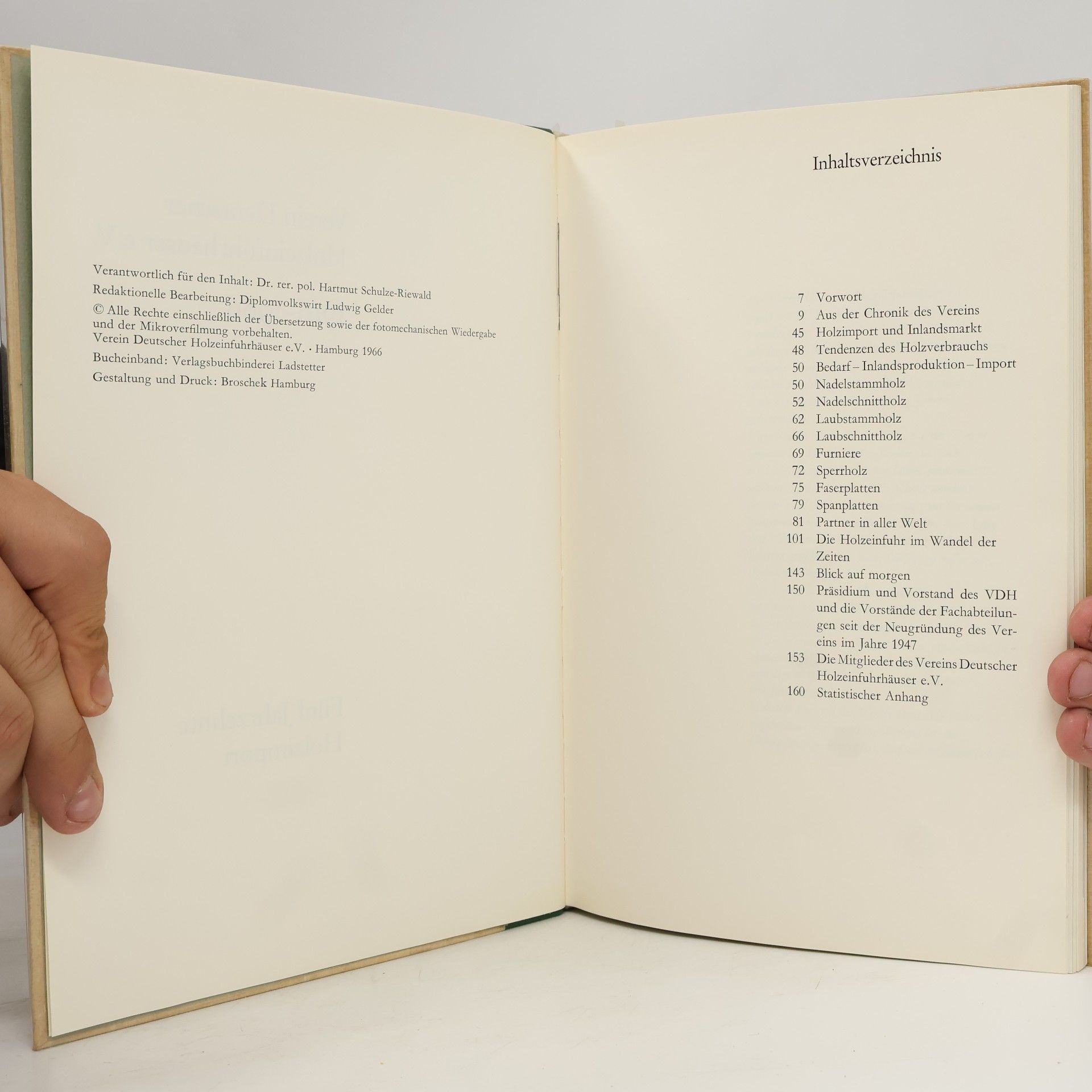 kolektiv Verein Deutscher Holzeinfuhrhäuser e.V. 1916-1966