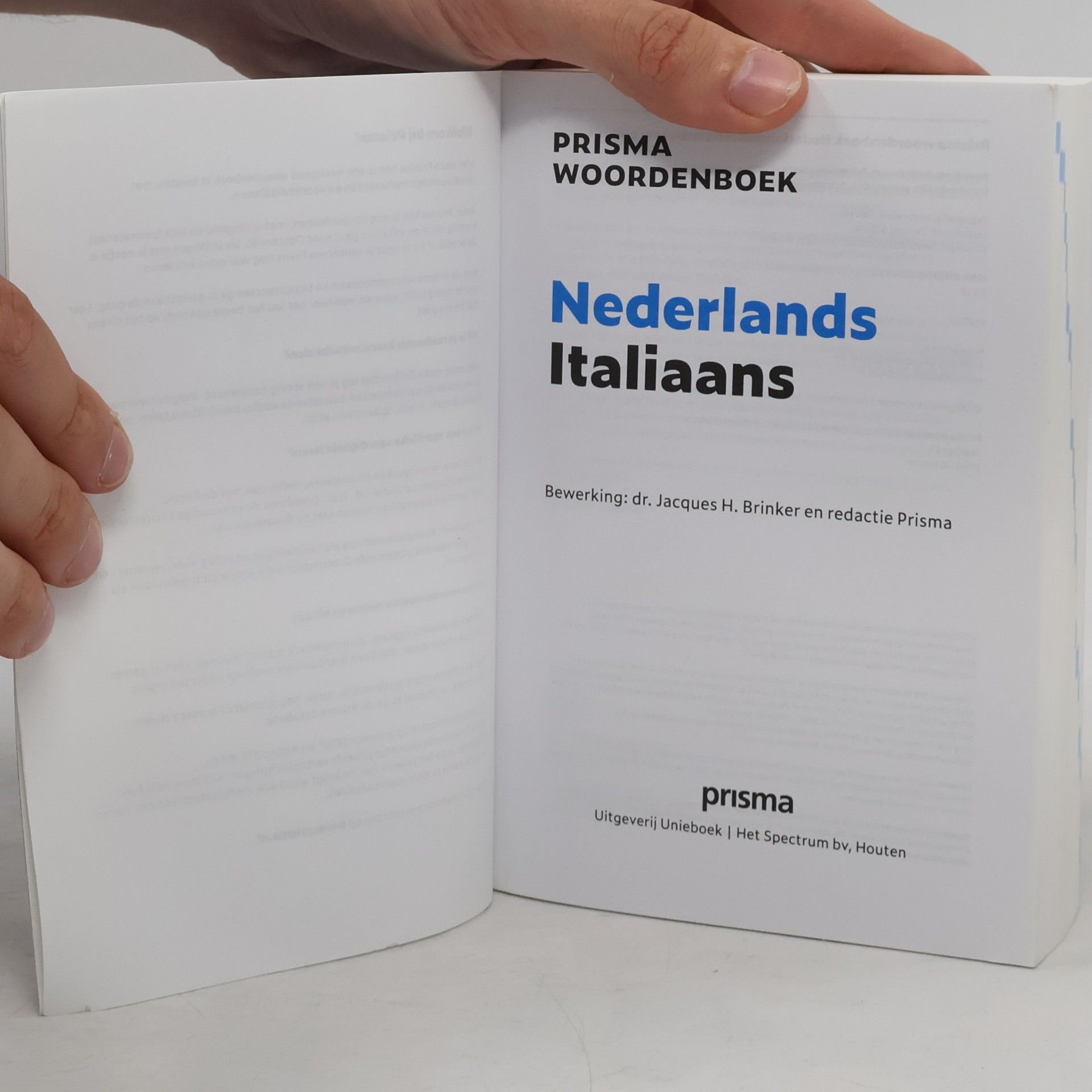 Prisma pocketwoordenboeken: Nederlands-Italiaans