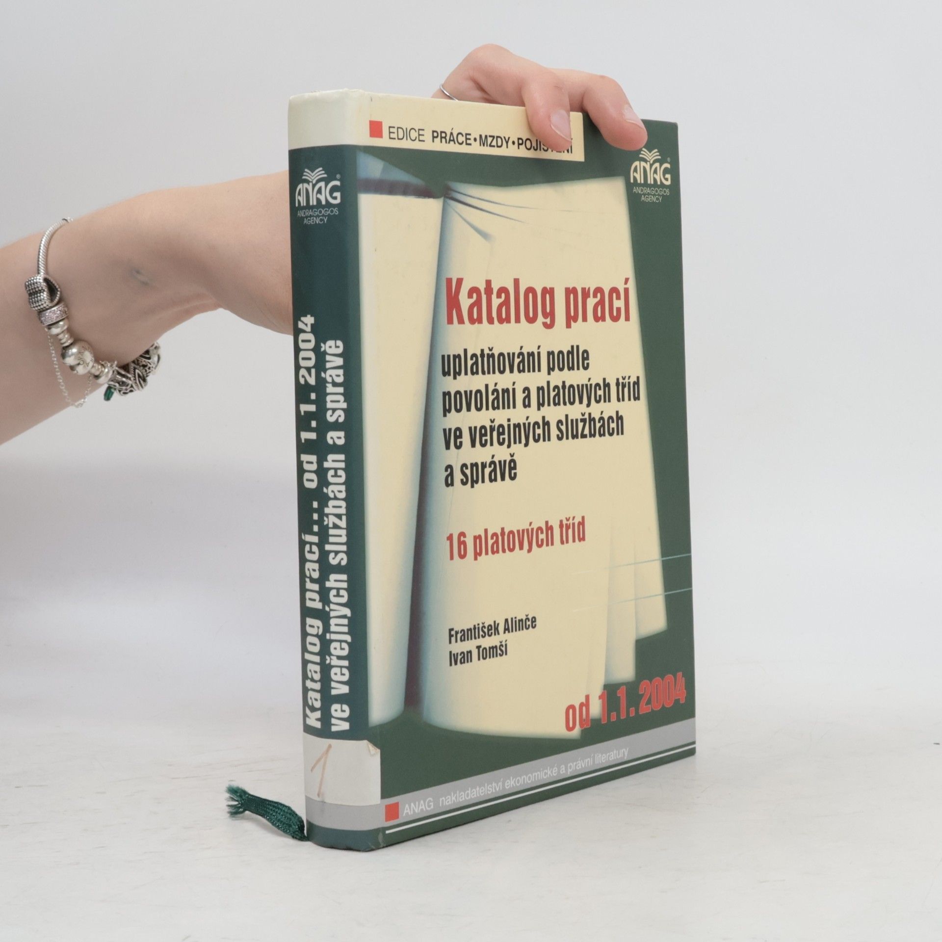 František Alinče Katalog prací uplatňování podle povolání a platových tříd ve veřejných službách a správě od 1. 1. 2004