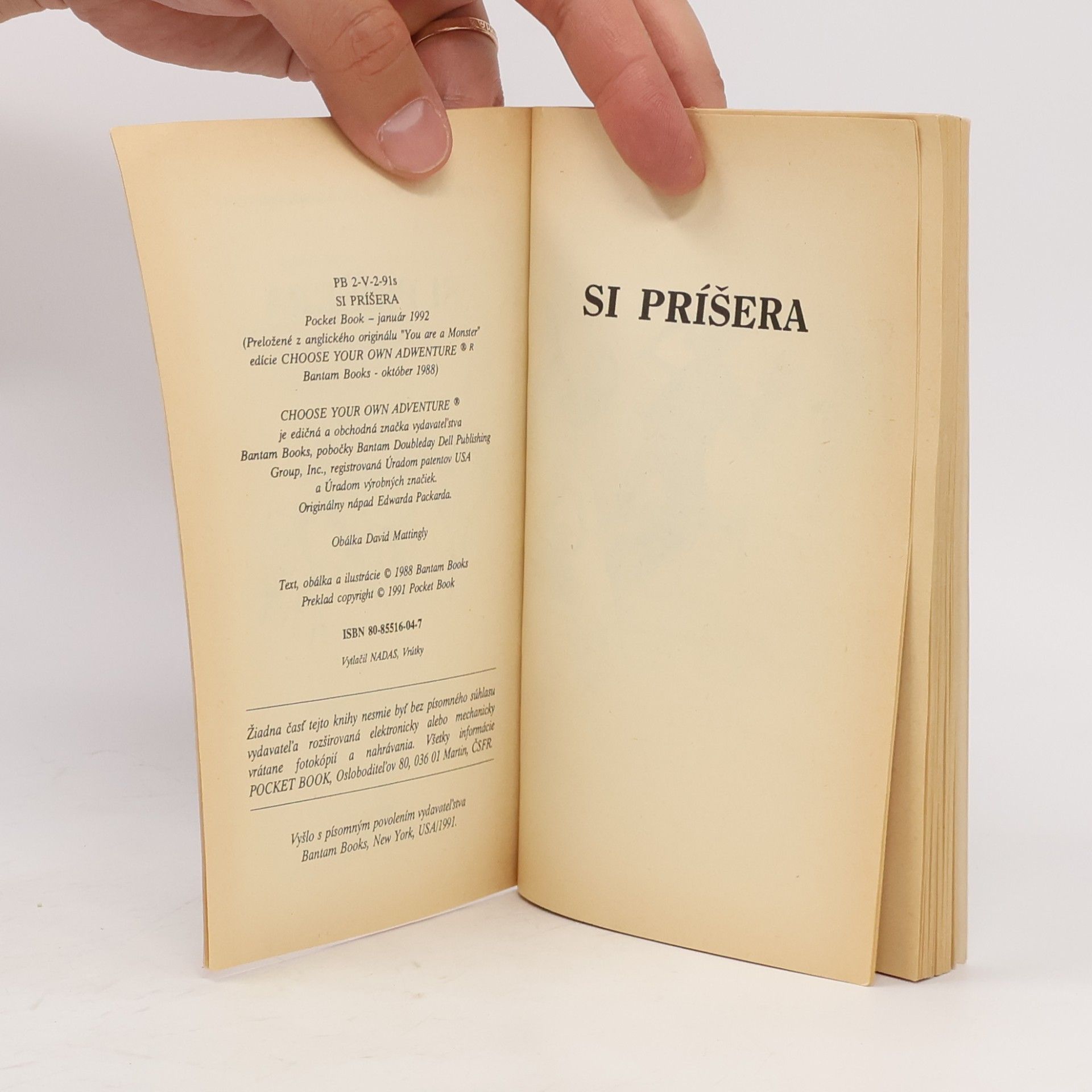 Edward Packard Si príšera